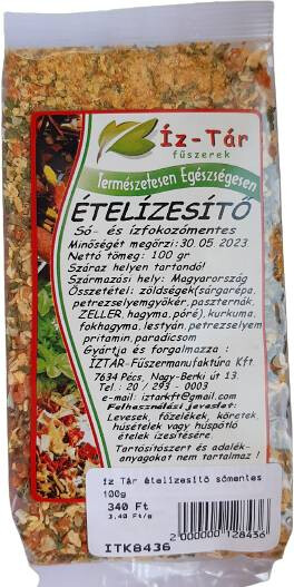 Íz Tár ételízesítő sómentes 100g