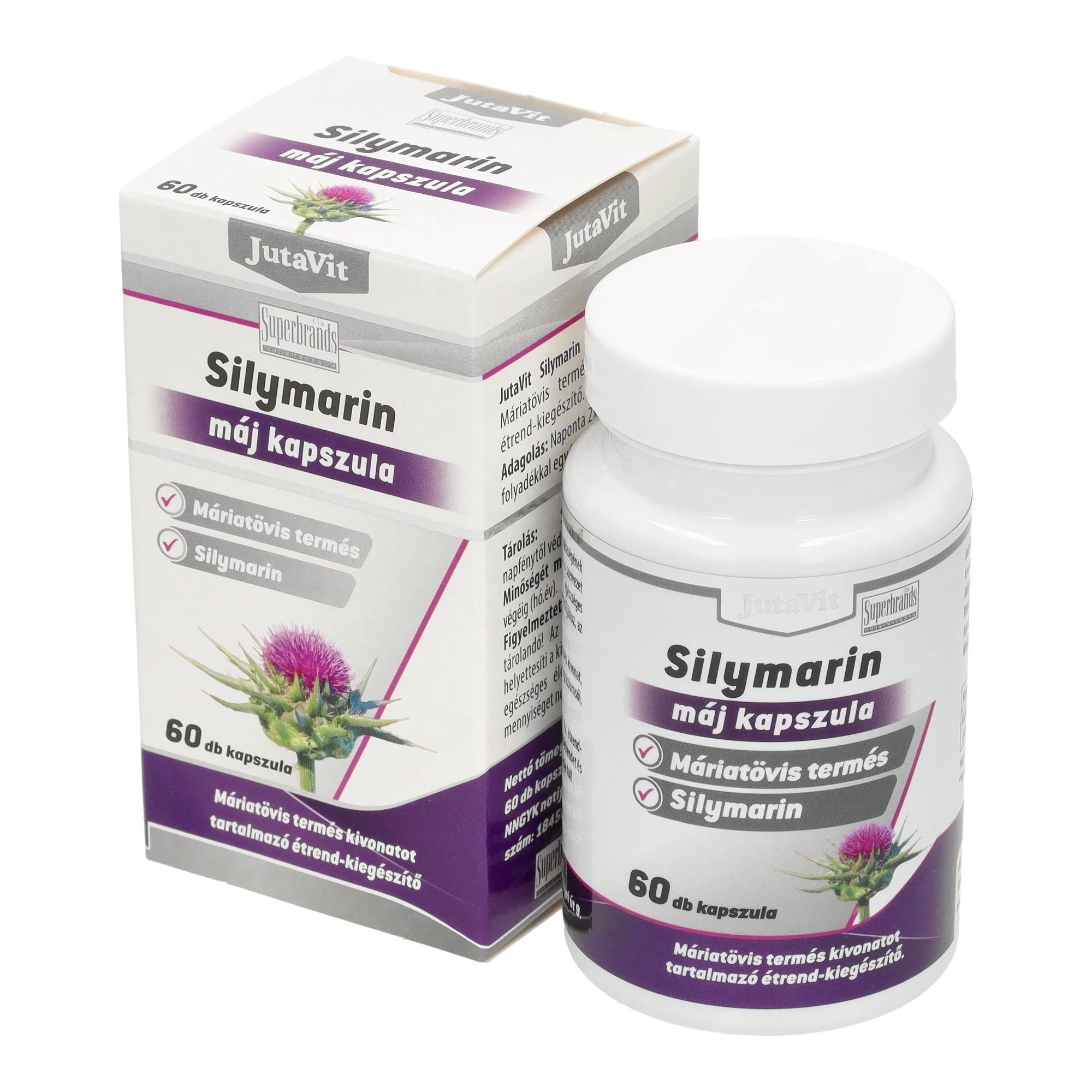JutaVit Silymarin 210 máj kapszula 60db