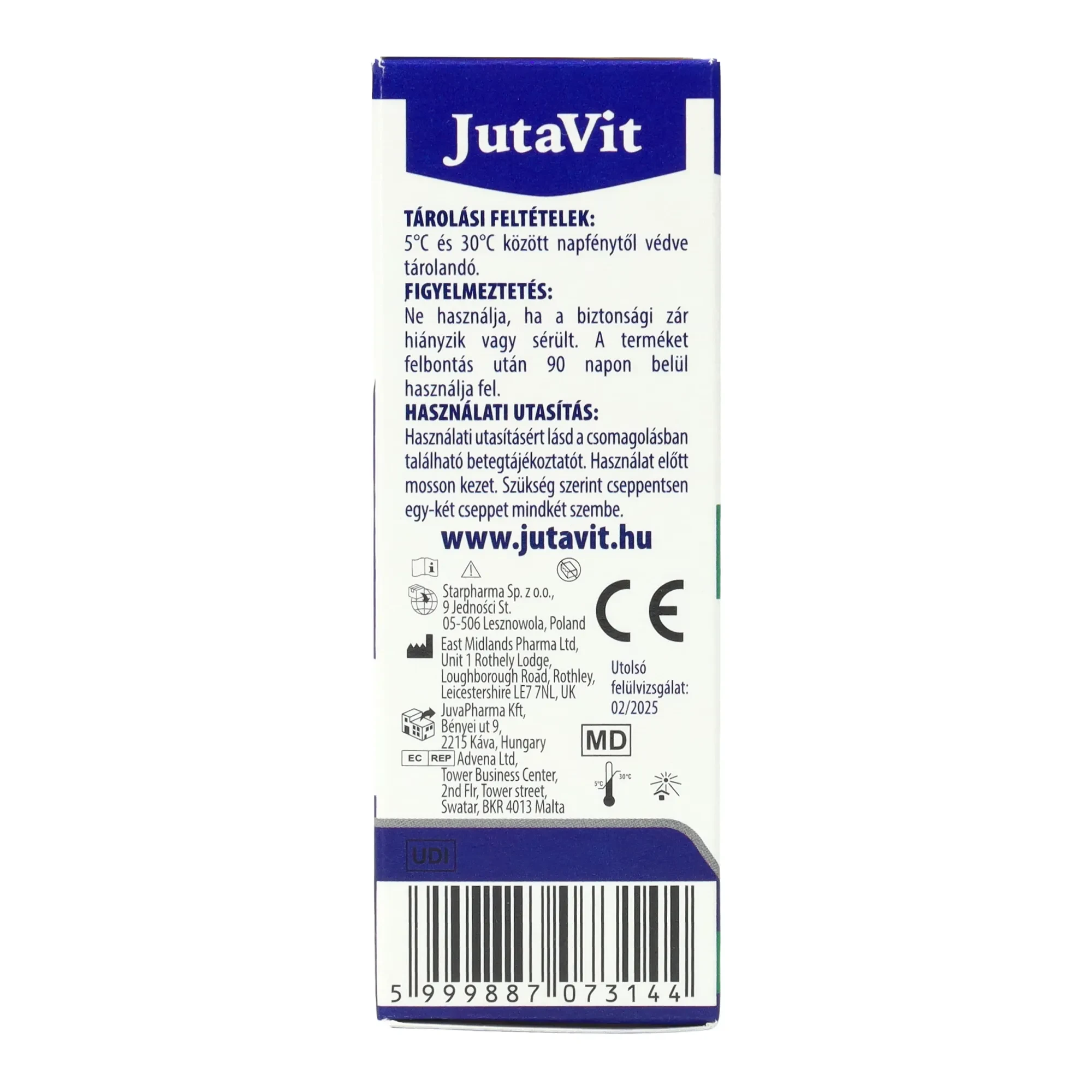 Jutavit  EyeClinic irritált szemre 10ml