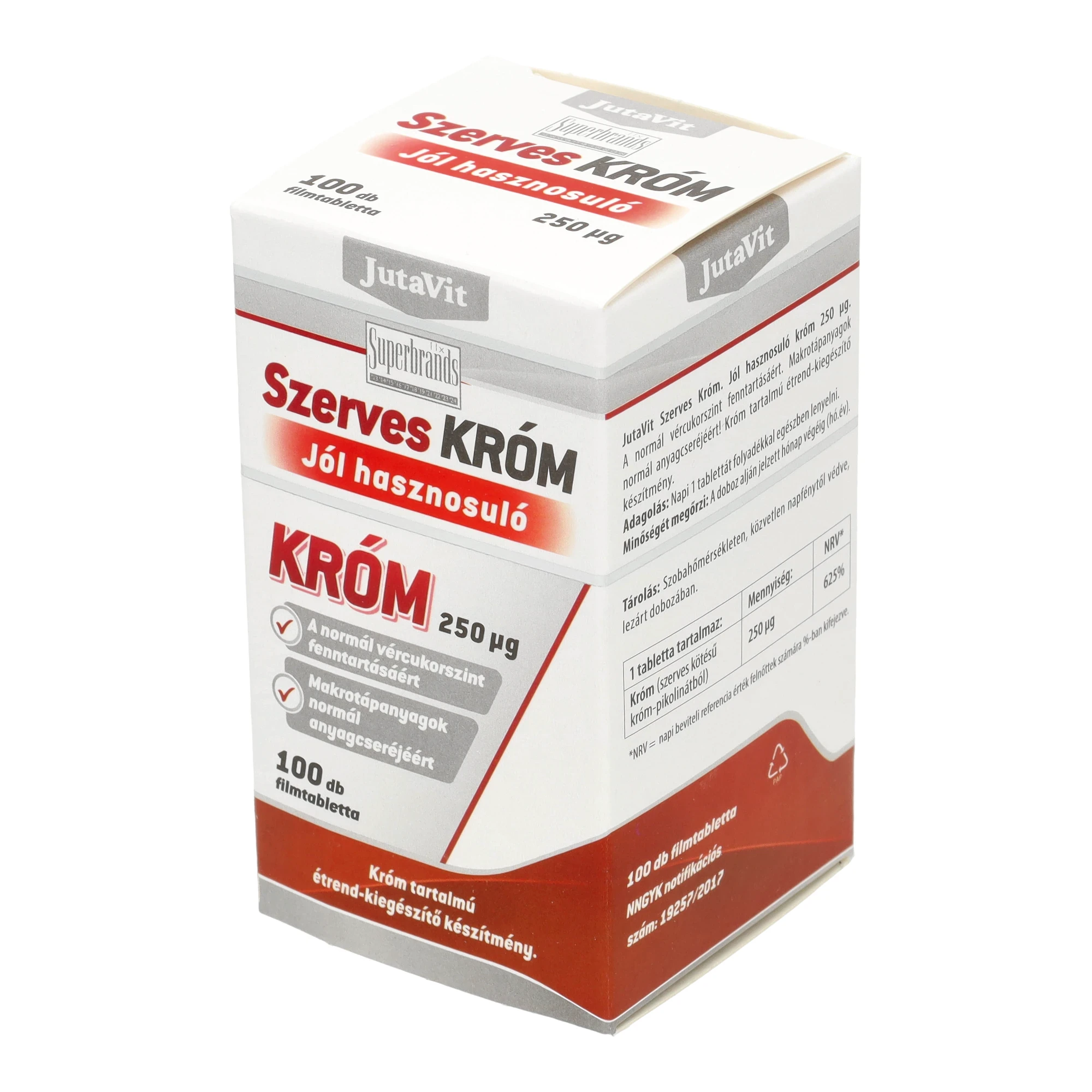 Jutavit Szerves króm 100db