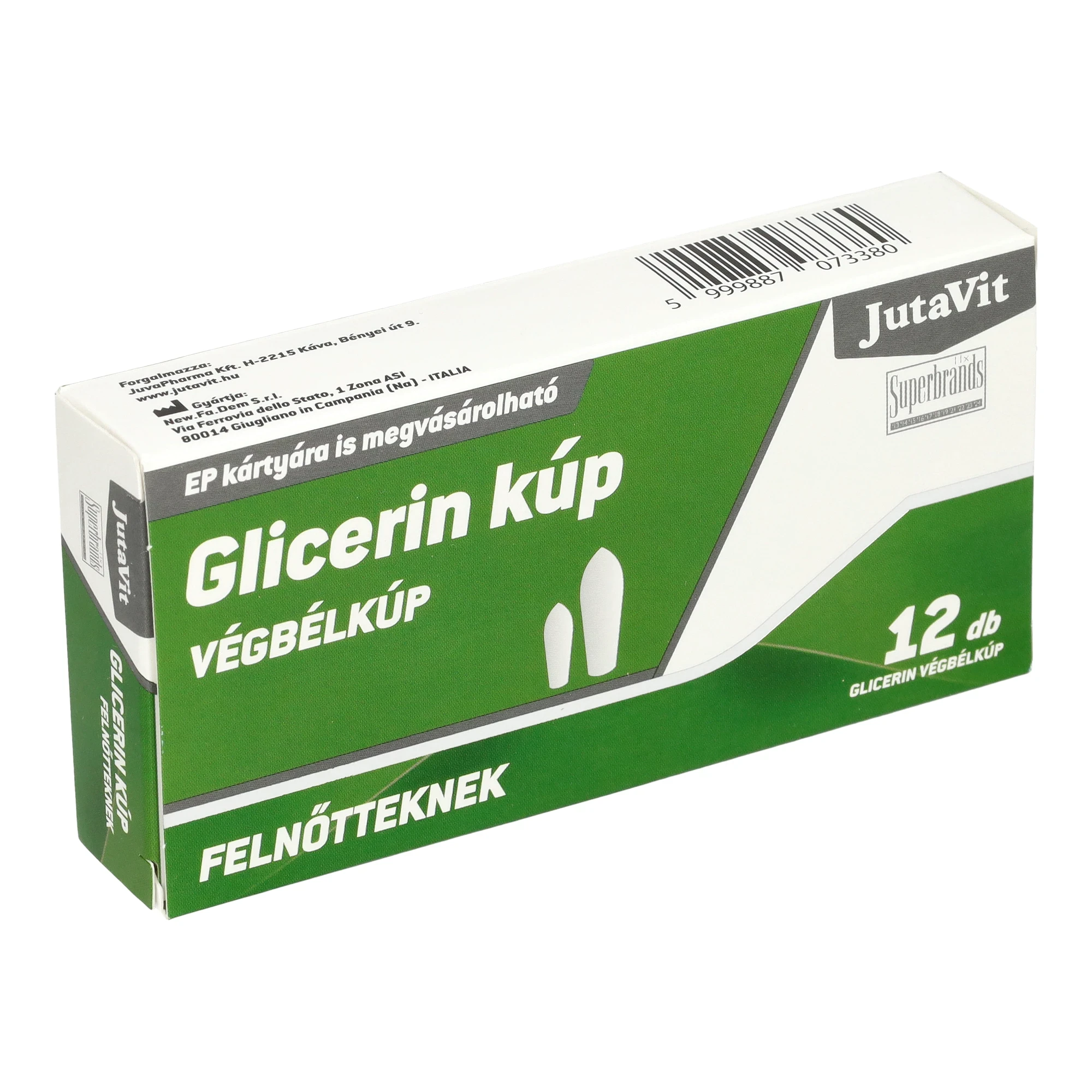 JutaVit Glicerin kúp felnőtteknek 12db
