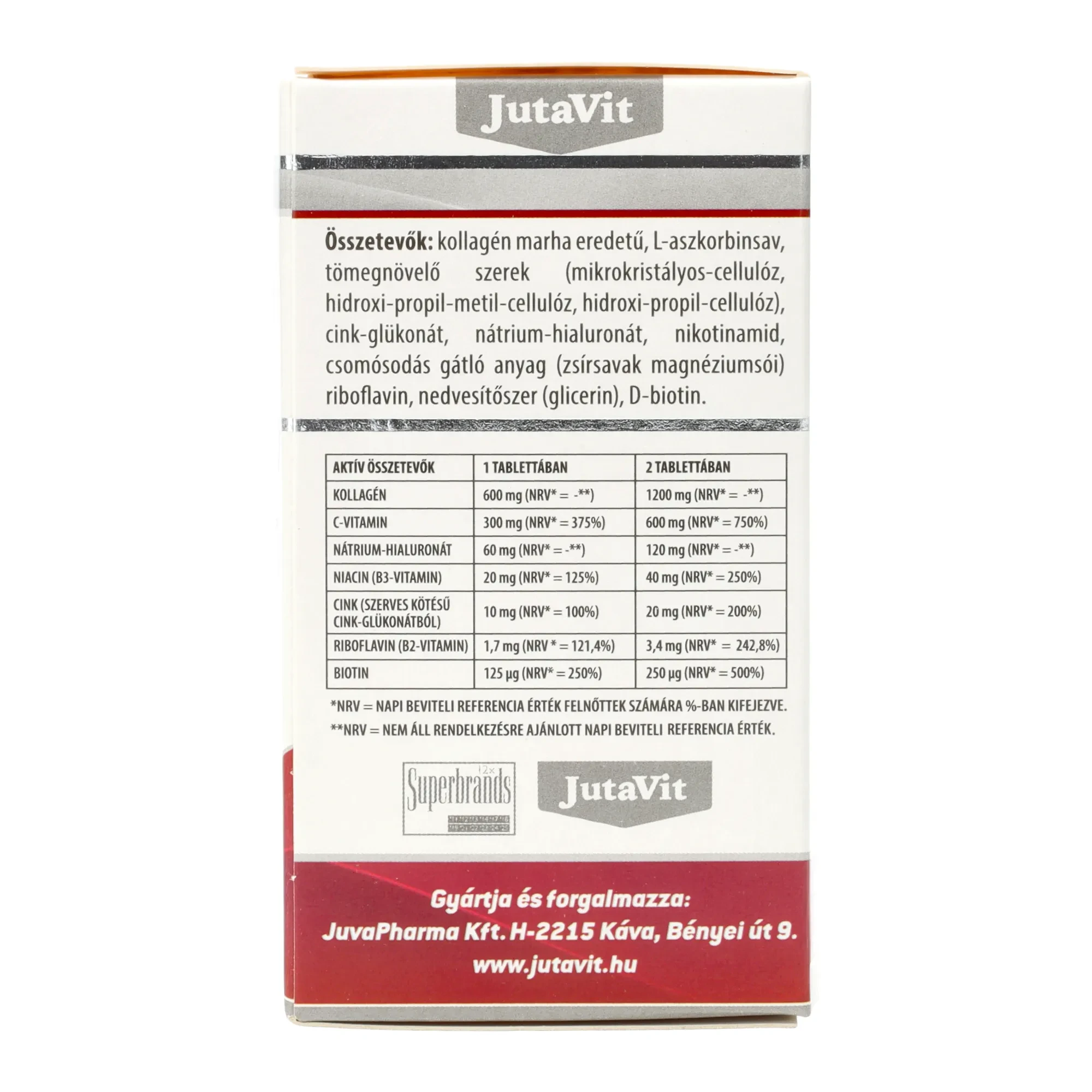 JutaVit Kollagén Komplex 60db