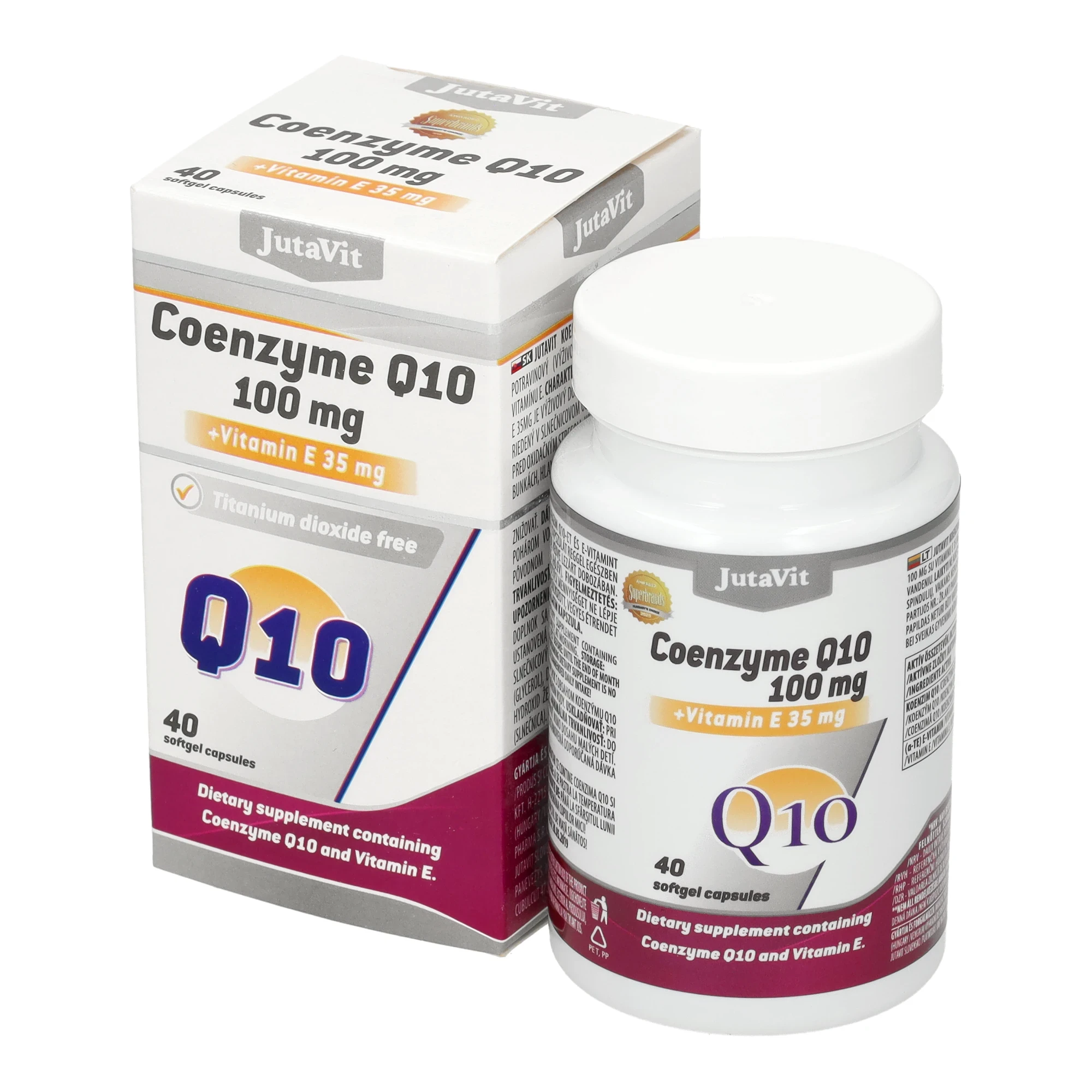 JutaVit Koenzim Q10 100 mg 40db