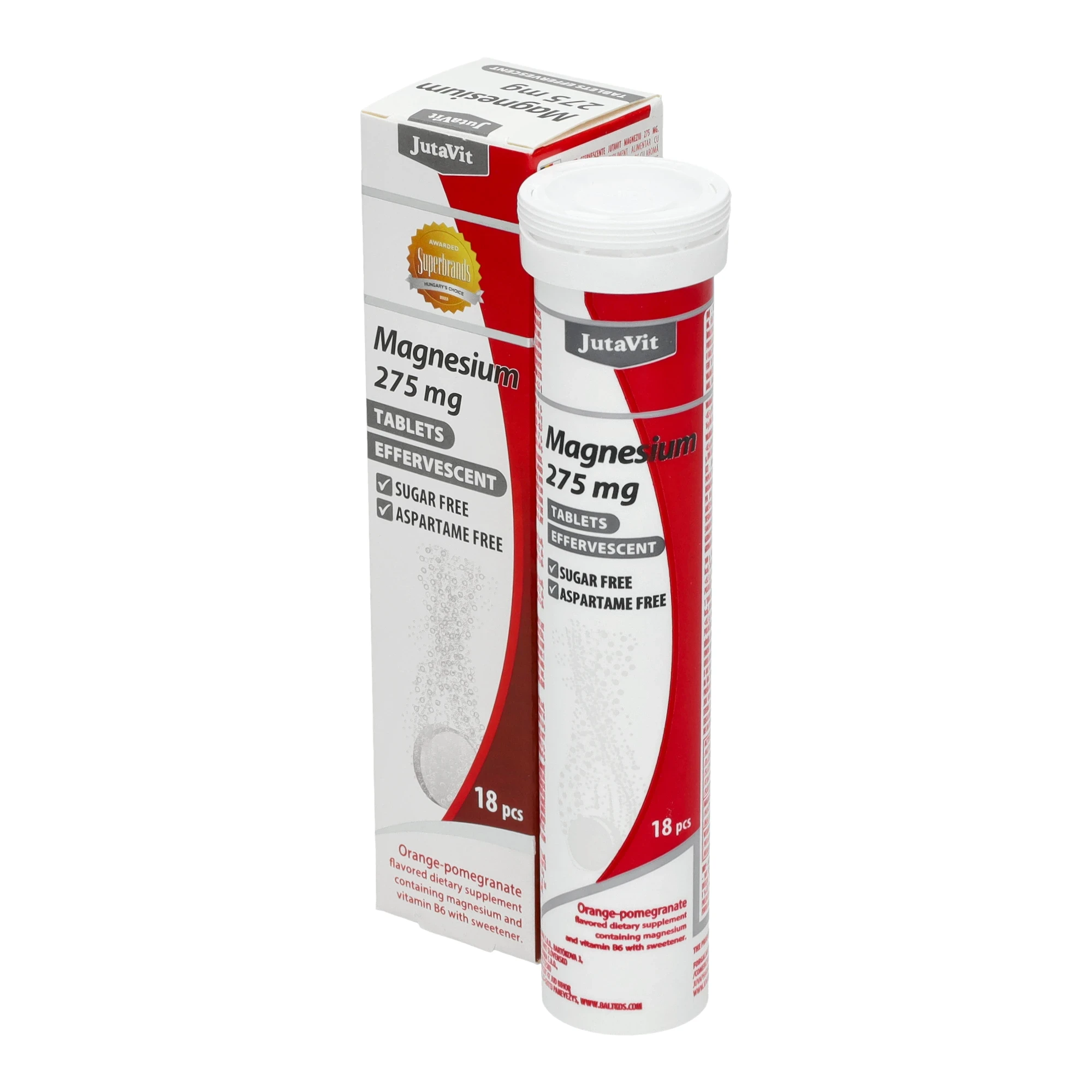 Jutavit Pezsgőtabletta Magnesium 275 mg 18 db-os