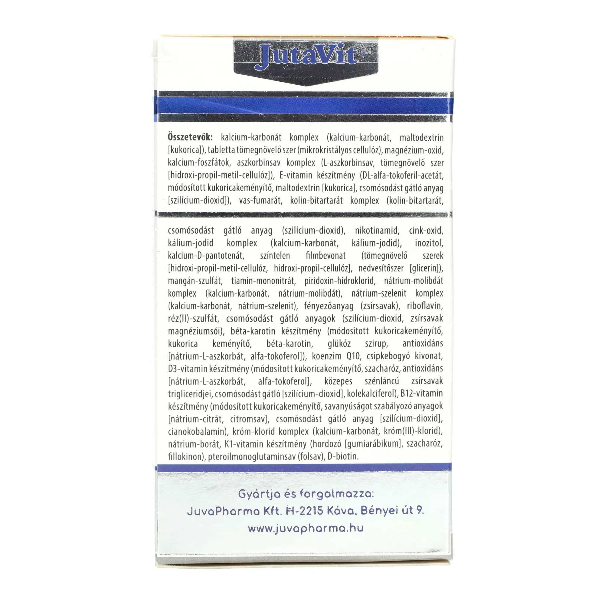 JutaVit Multivitamin felnőtteknek nyújtott kioldódású 100db