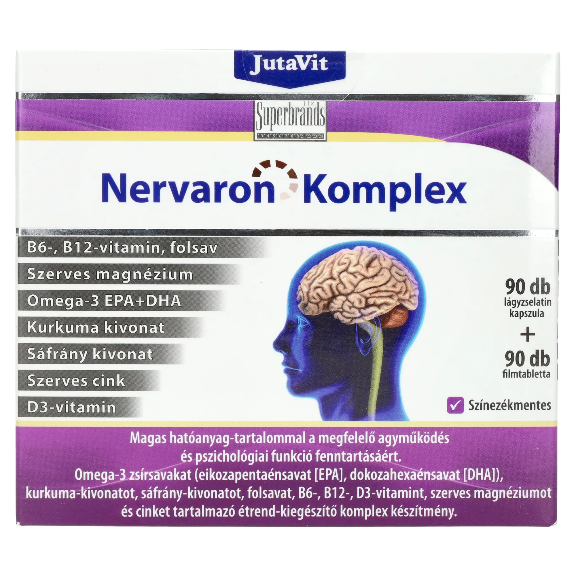 JutaVit Nervaron Komplex 90db+90db 180db