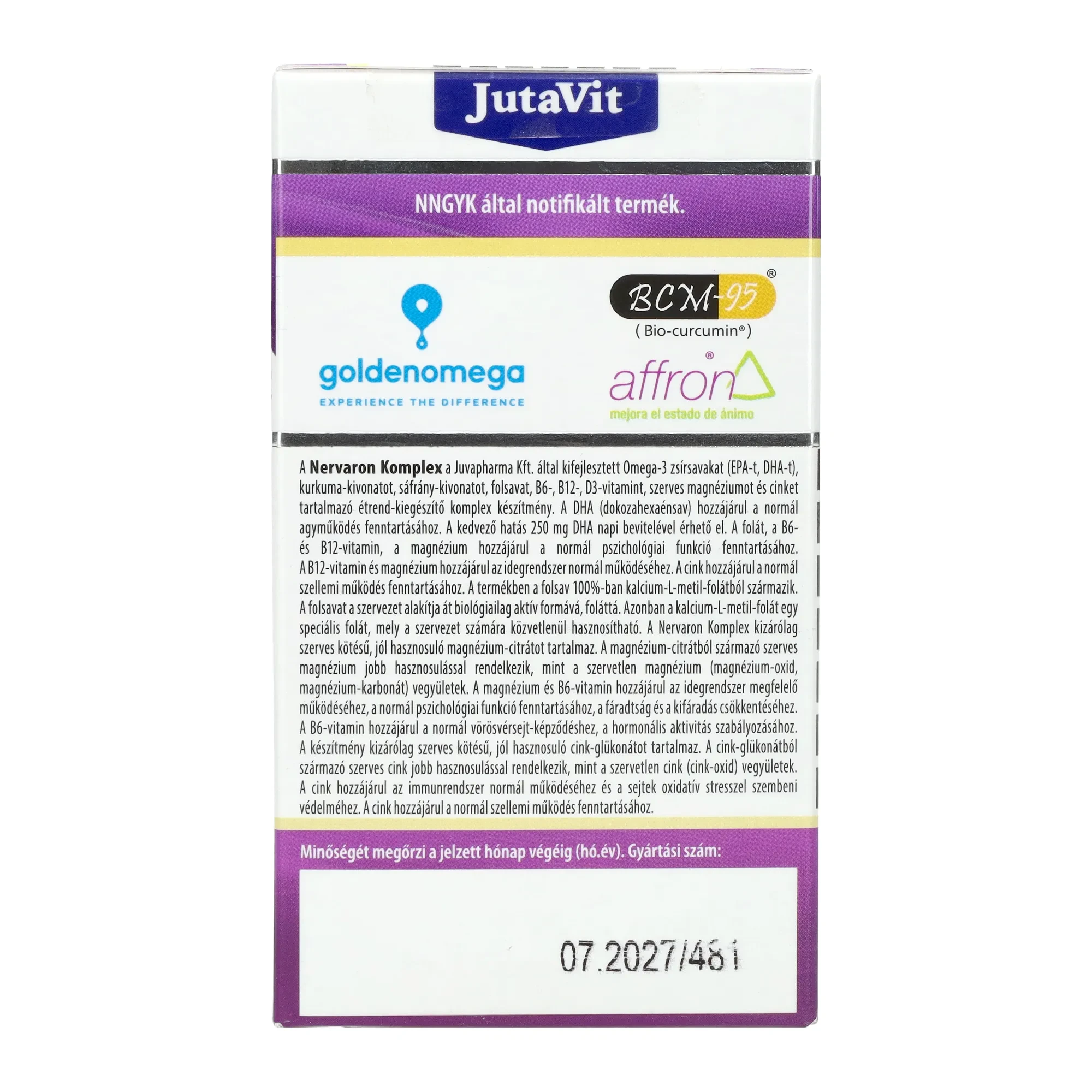 JutaVit Nervaron Komplex 90db+90db 180db