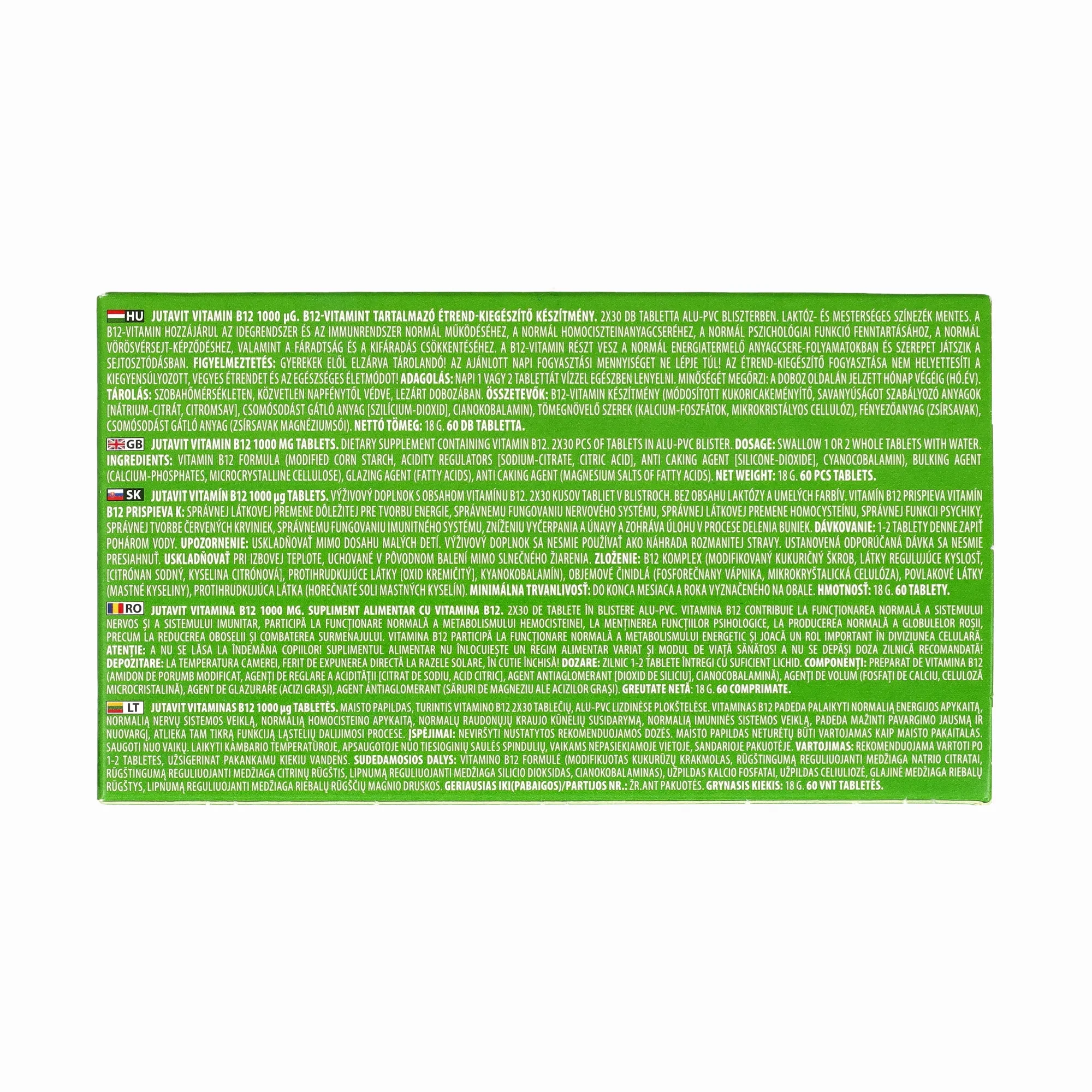 JutaVit B12-vitamin 1000µg 60db