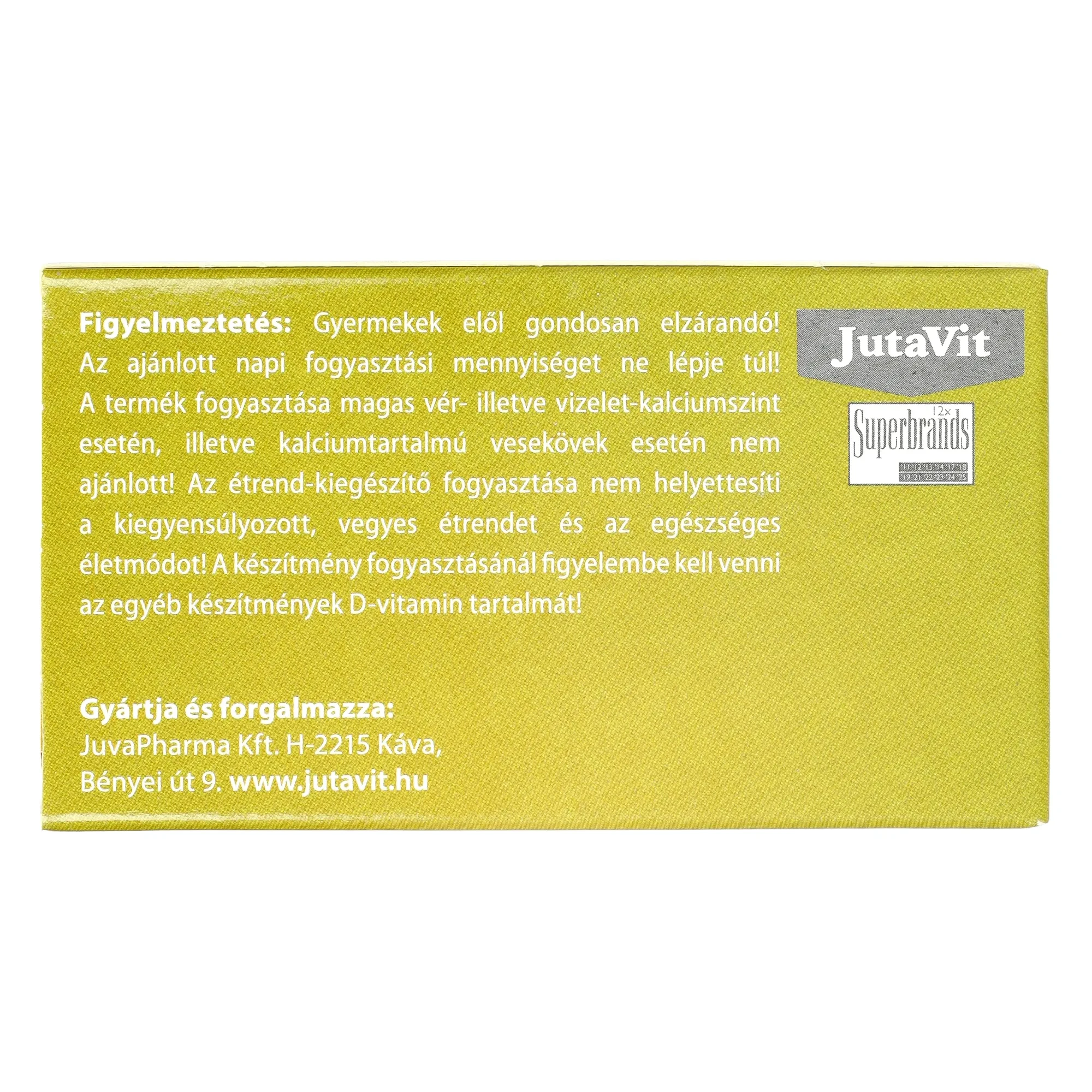JutaVit D3-vitamin 3000 NE Oliva 100db