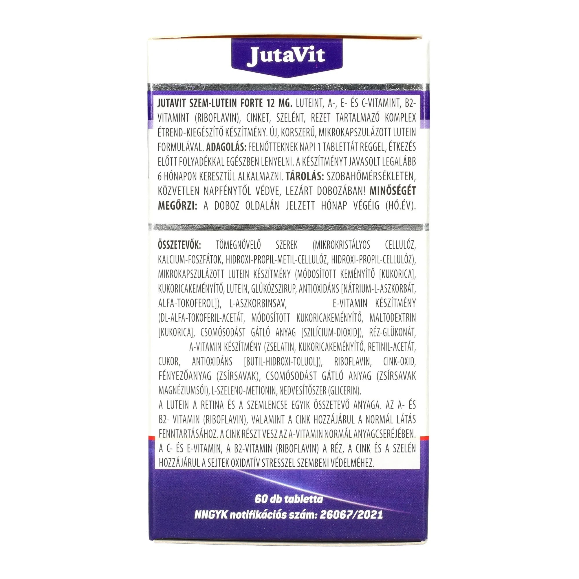 JutaVit Szem-Lutein forte 12mg 60db