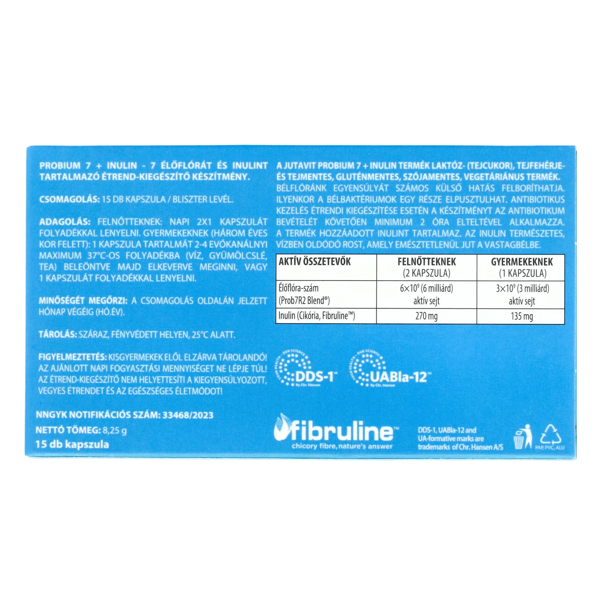 JutaVit Probium 7+Inulin 15db
