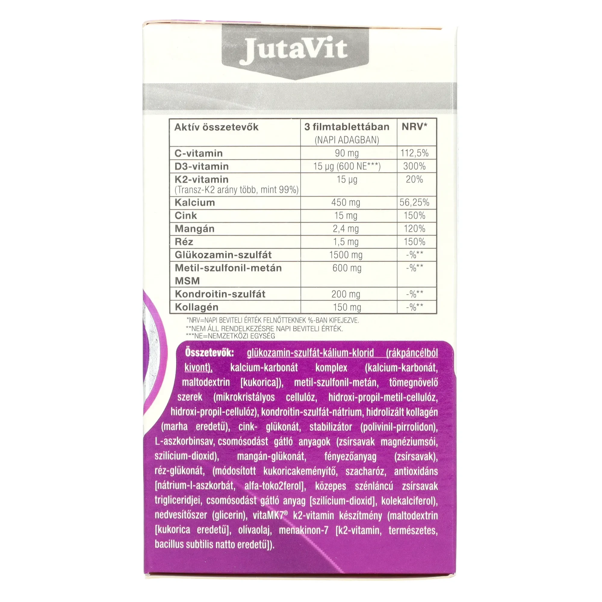 JutaVit Porc-Csont-Izom Komplex 9 120db