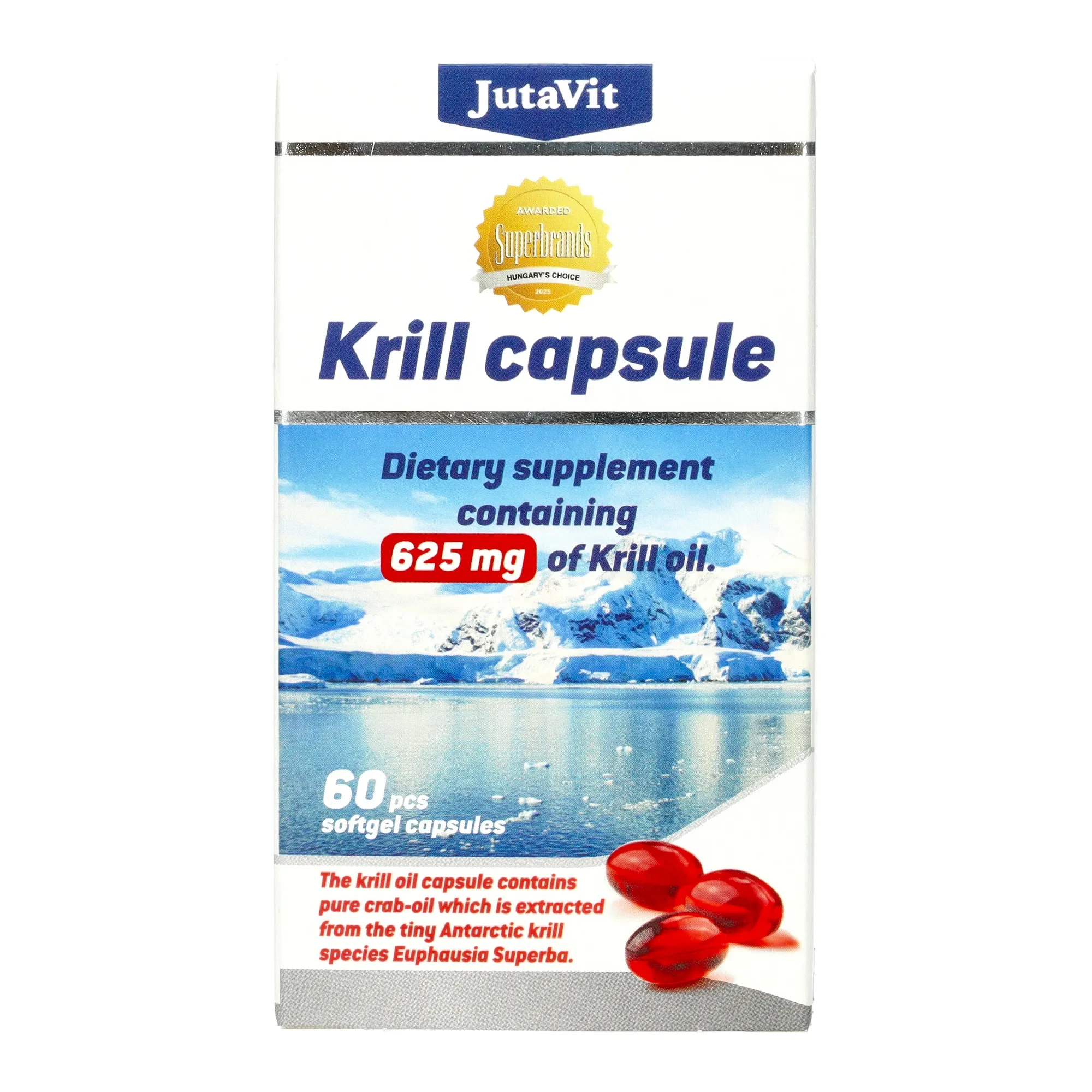 JutaVit Krill olaj 625mg 60db