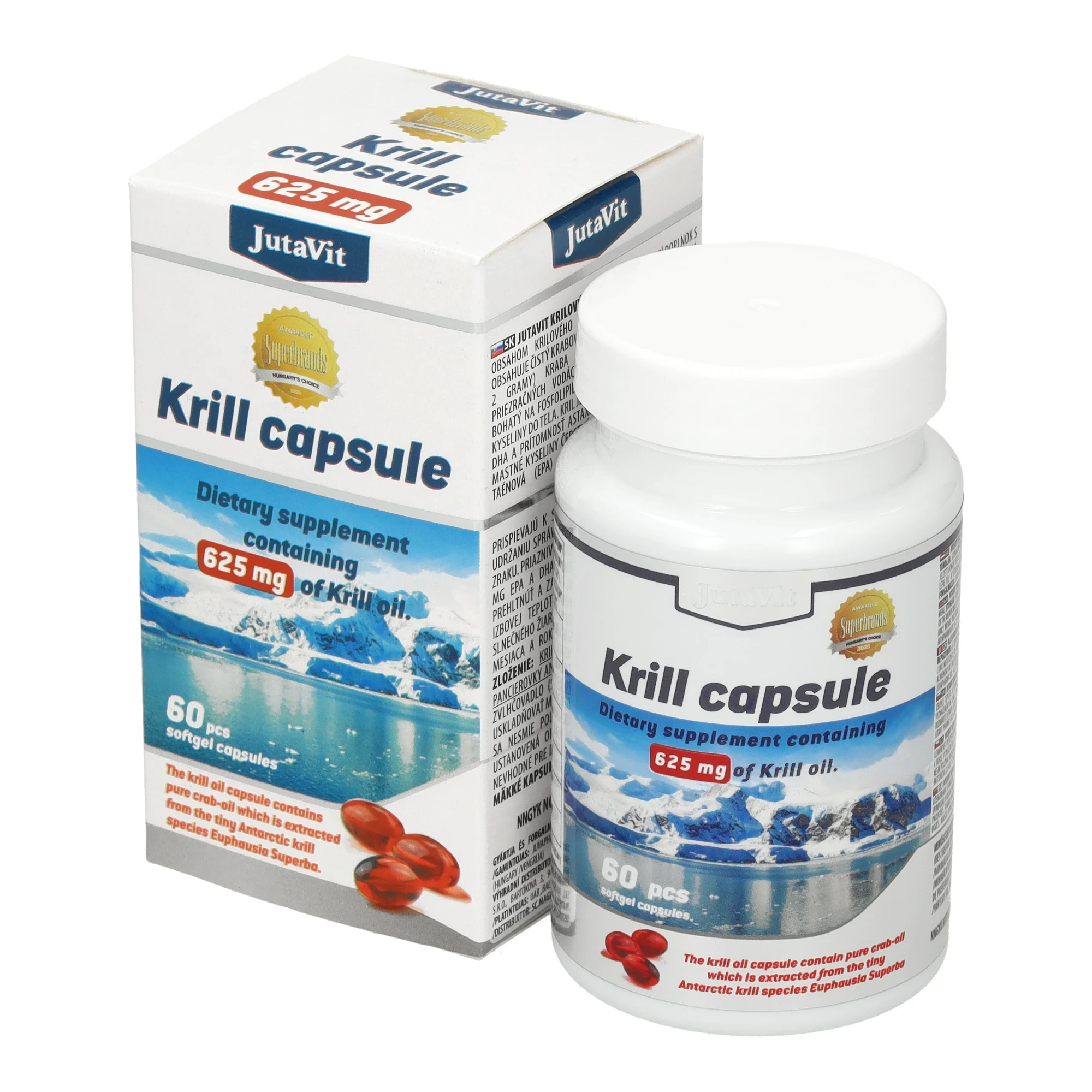 JutaVit Krill olaj 625mg 60db