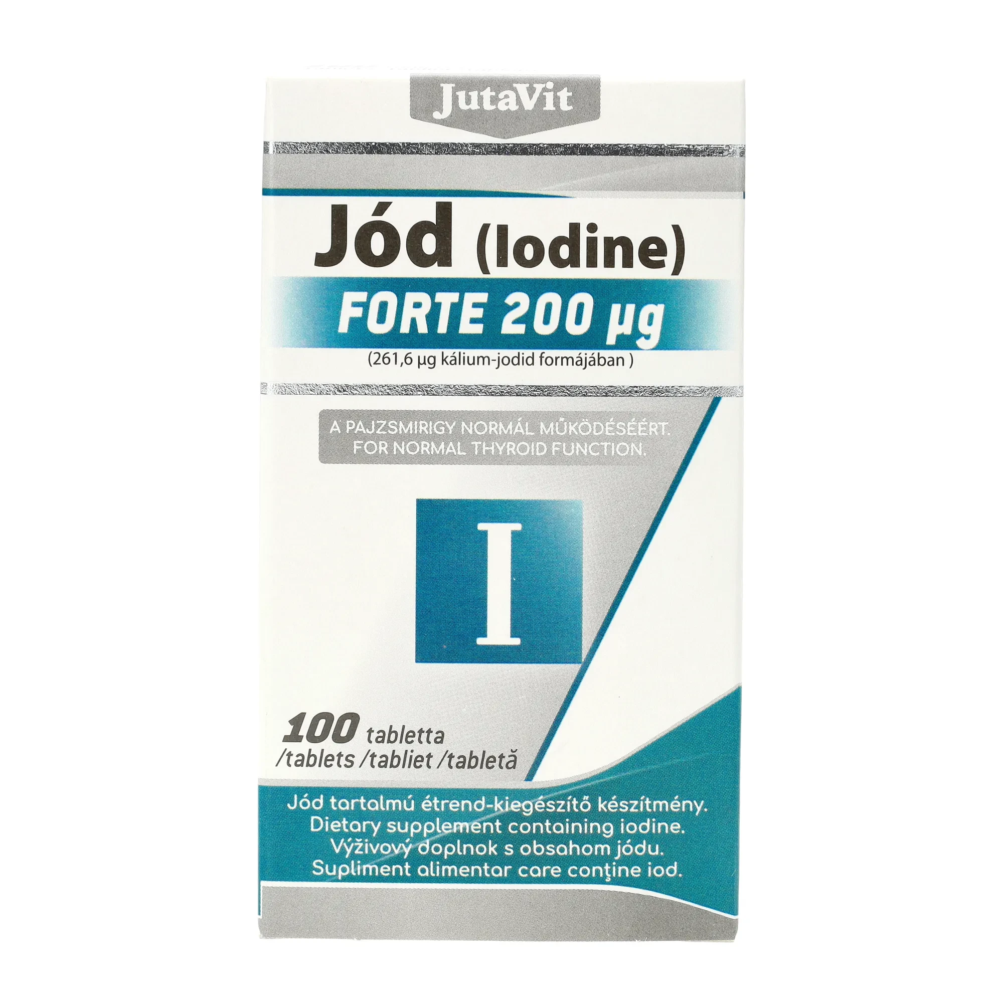 Jutavit jód forte tabletta 100db