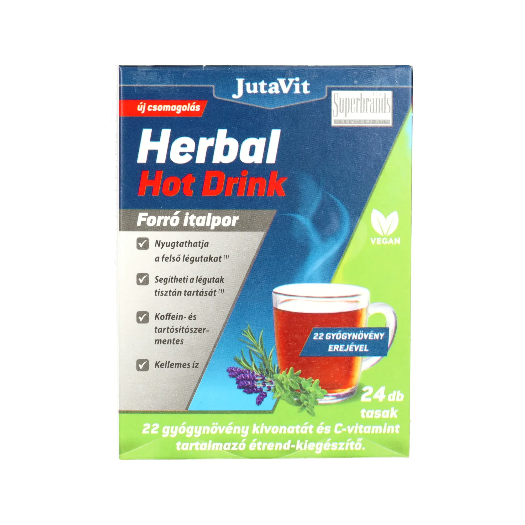 JutaVit Herbal Hot Drink Felnőtt 24db
