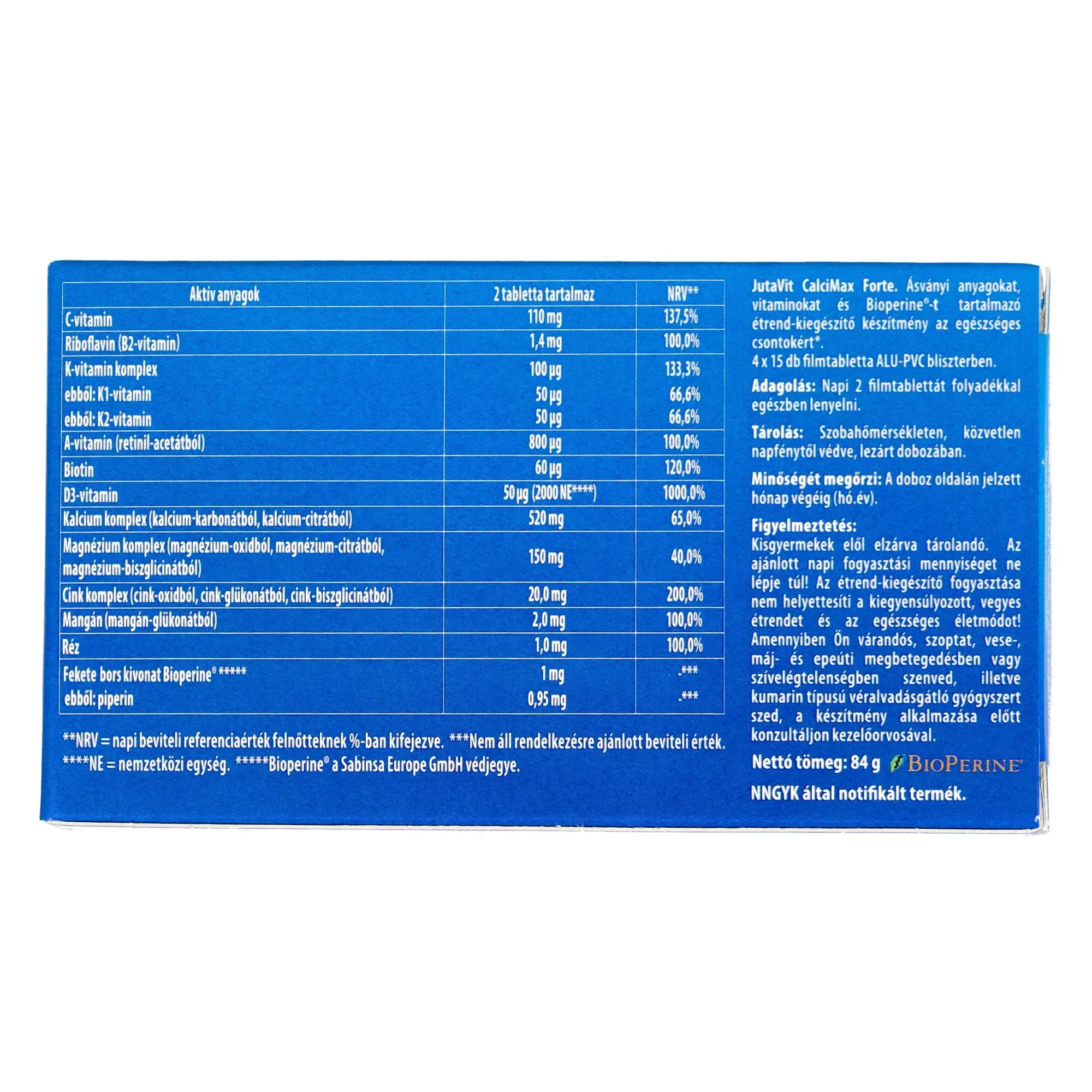 JutaVit CalciMax Forte 60db