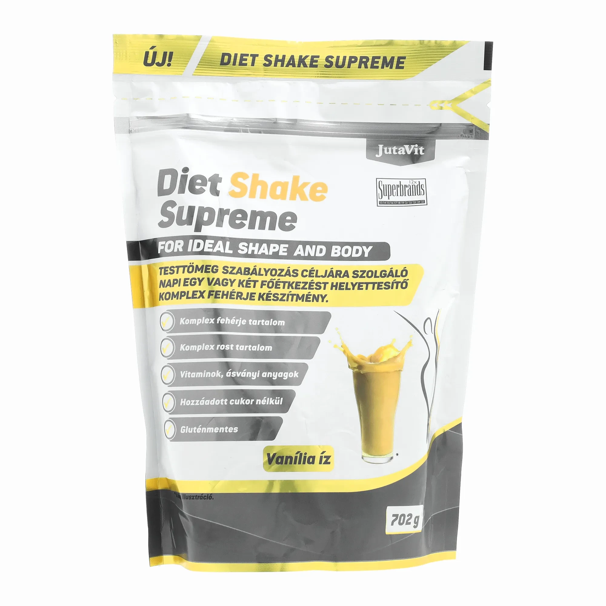 JutaVit Diet Shake Supreme Vanília íz 702 g