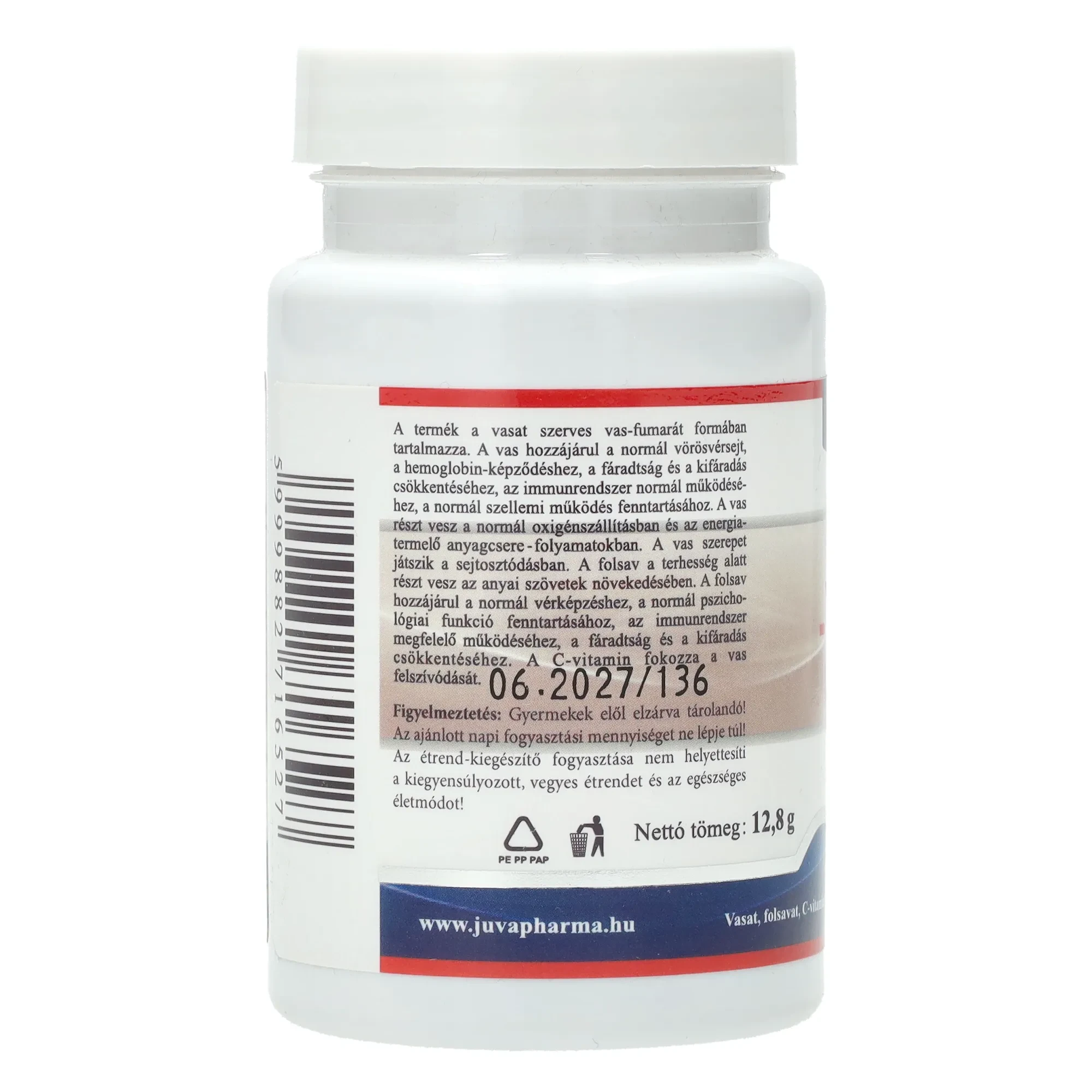 JutaVit Vas komplex forte tabletta 40db 18mg