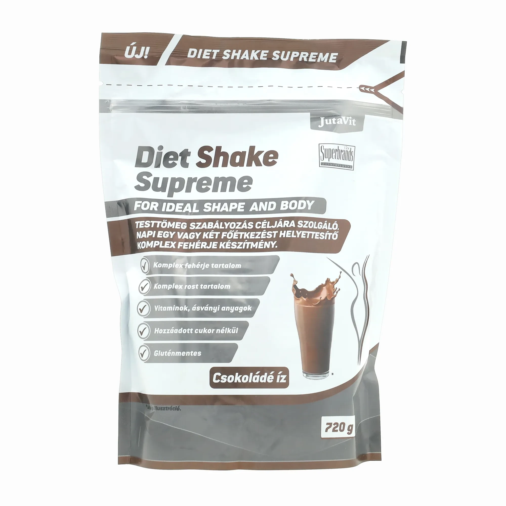 JutaVit Diet Shake Supreme Csokoládé íz 720 g