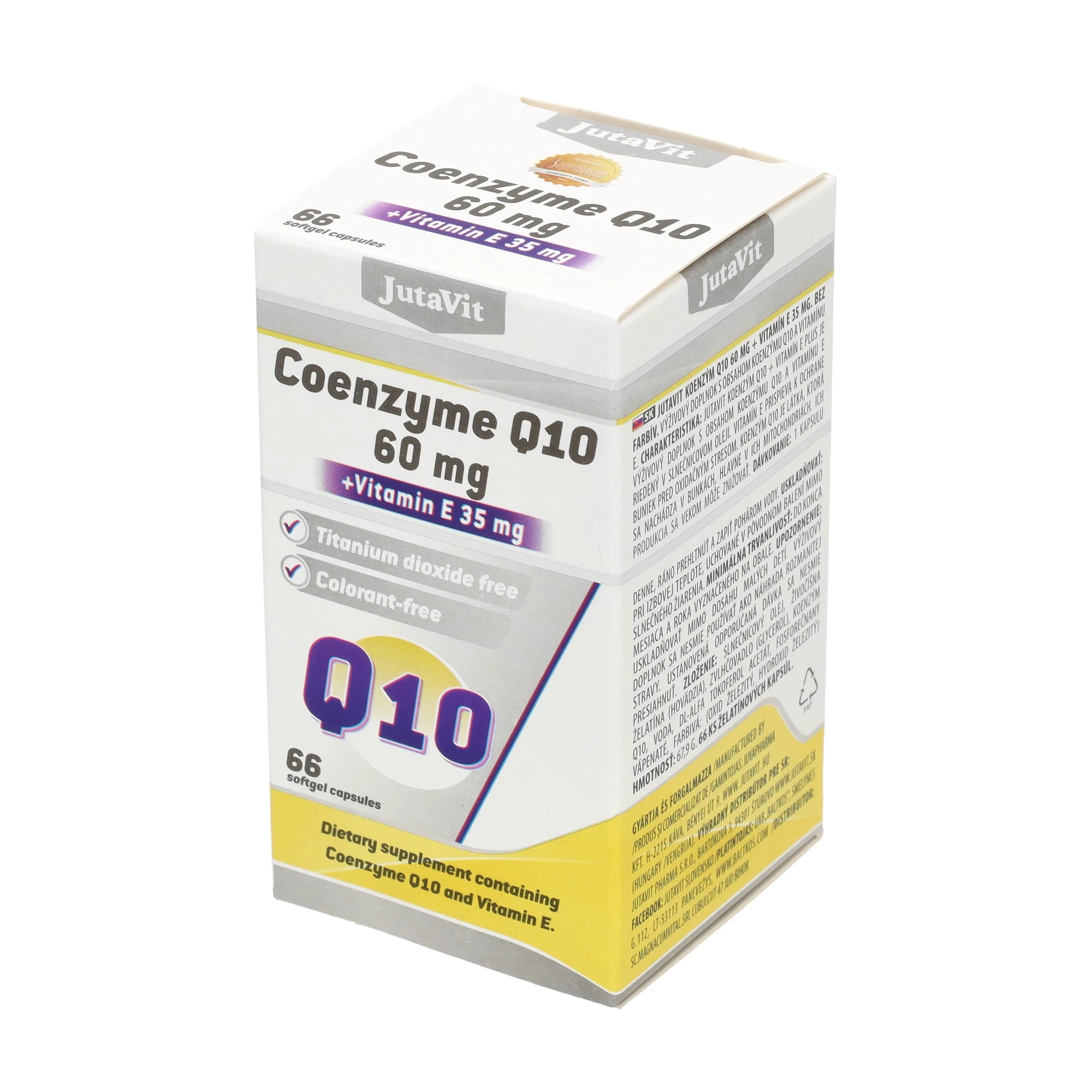 JutaVit Q10 lágyzselatin kapszula 66db