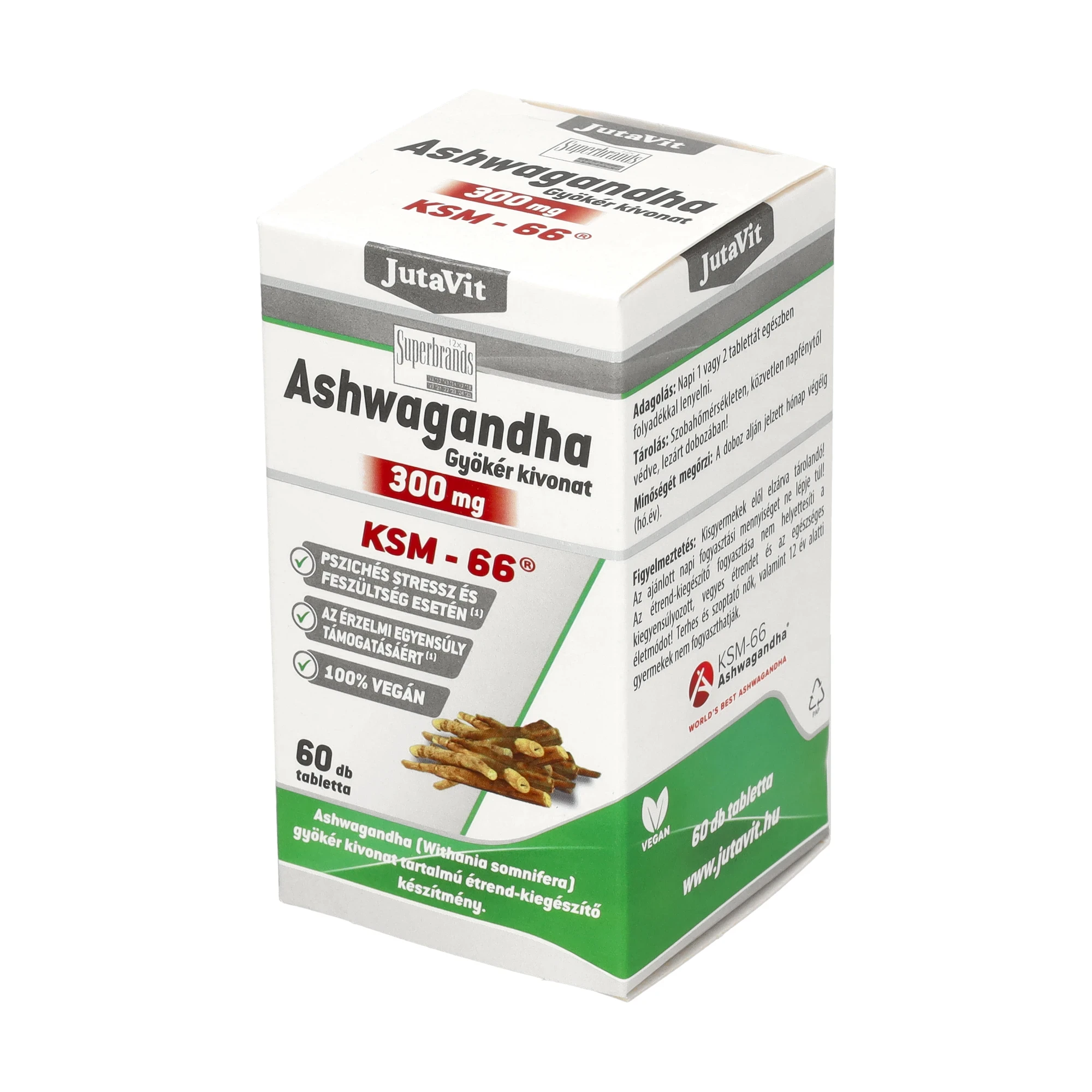 Jutavit Ashwagandha gyökér kivonat tabletta 60 db 300 mg