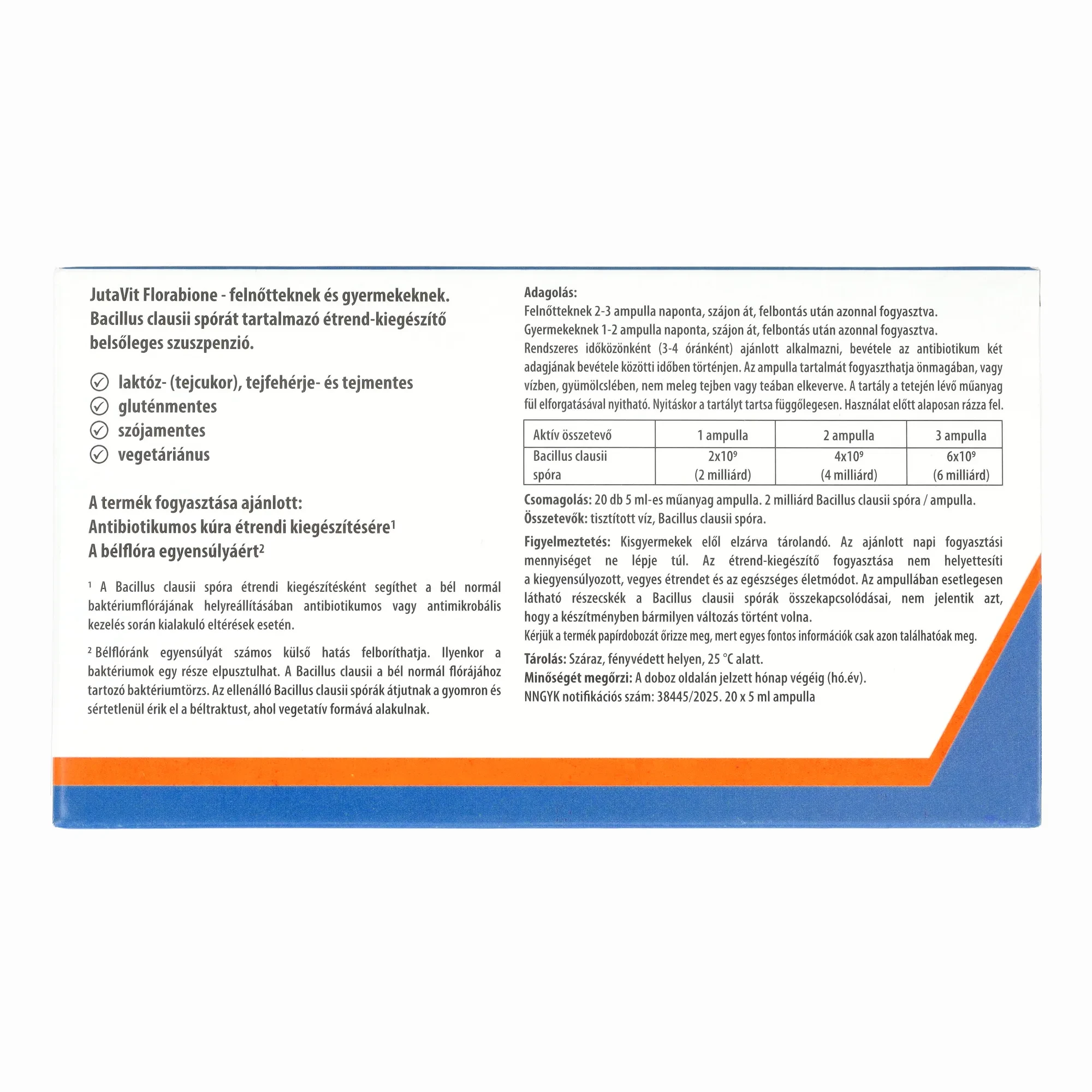 JutaVit Florabione 20 x 5ml ampulla