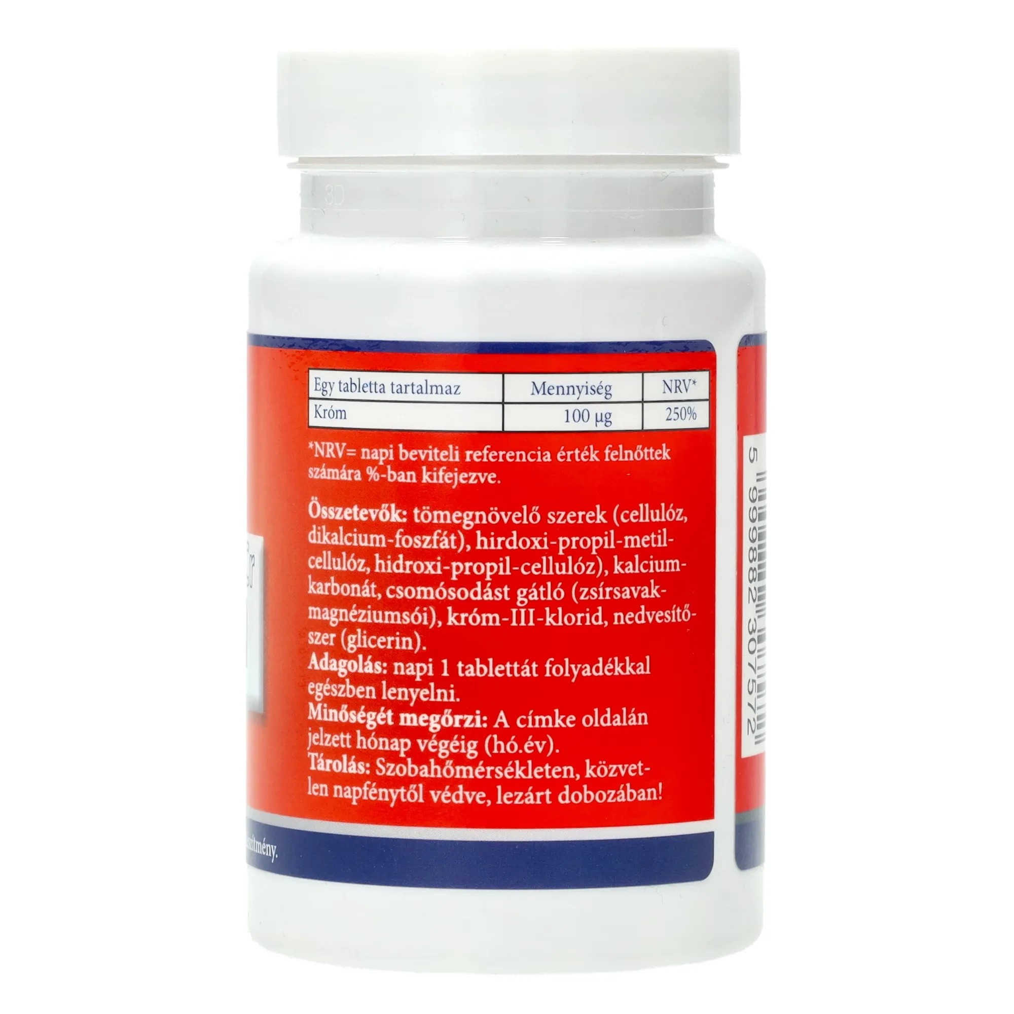 JutaVit króm tabletta 60db 100mcg