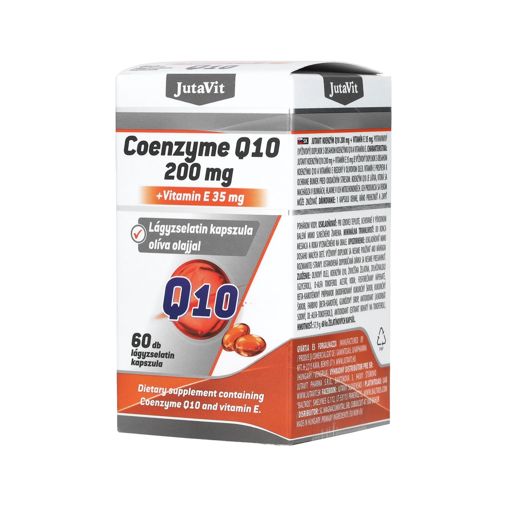 Jutavit Koemzin Q10 200 mg 60 db kapszula