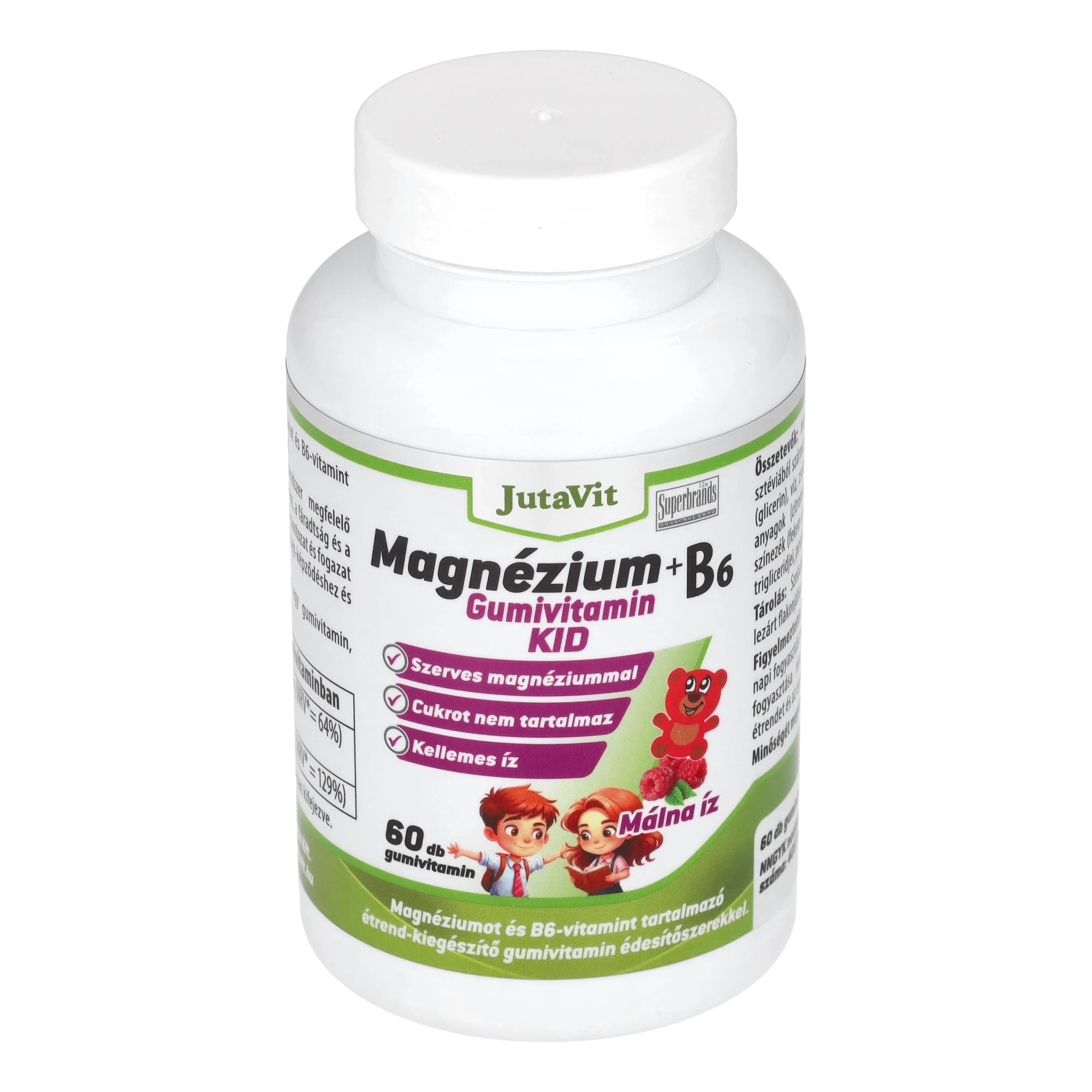 JutaVit Magnézium+B6 Gumivitamin KID 60db