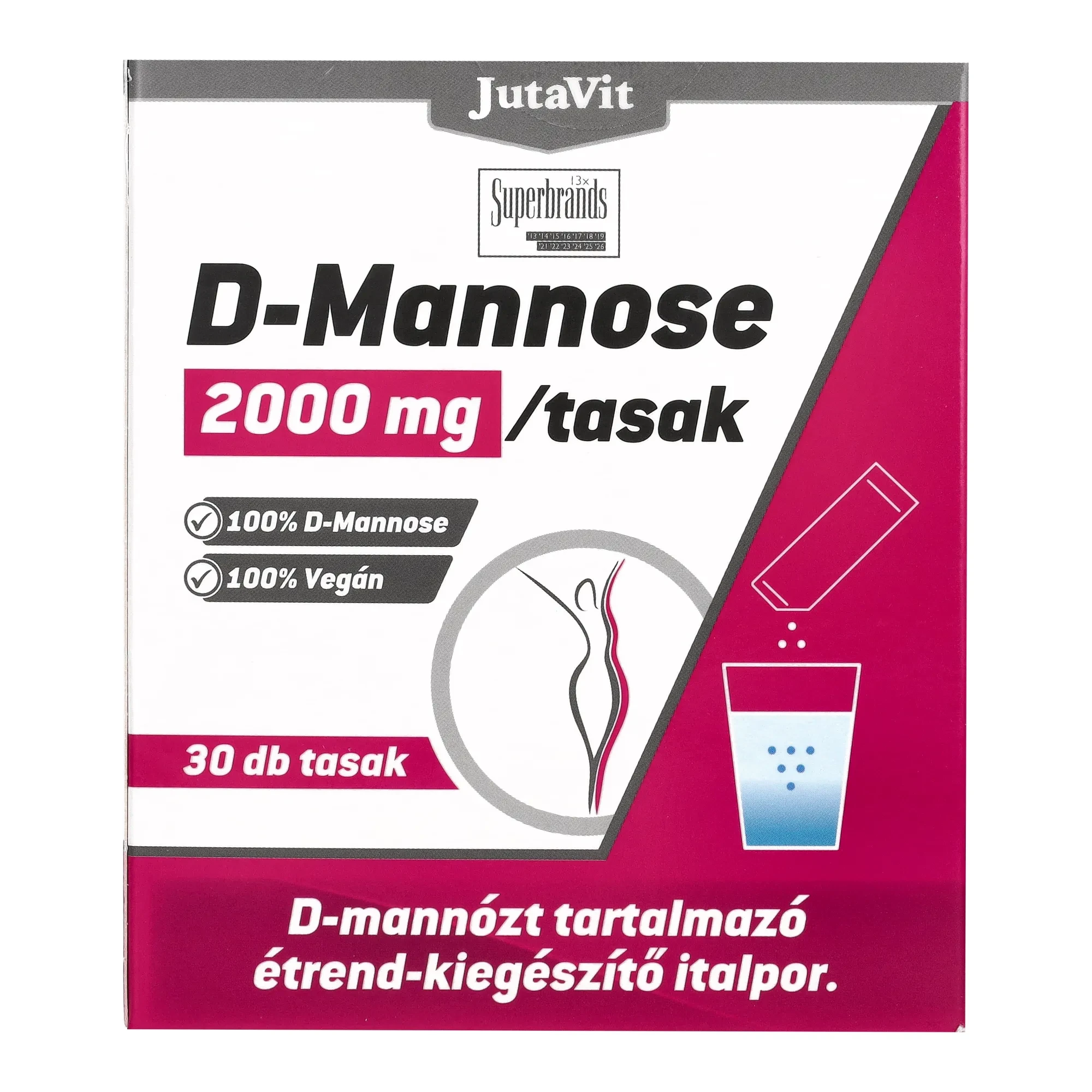 Jutavit D- Mannose 2000 mg Italpor 30 db Tasak