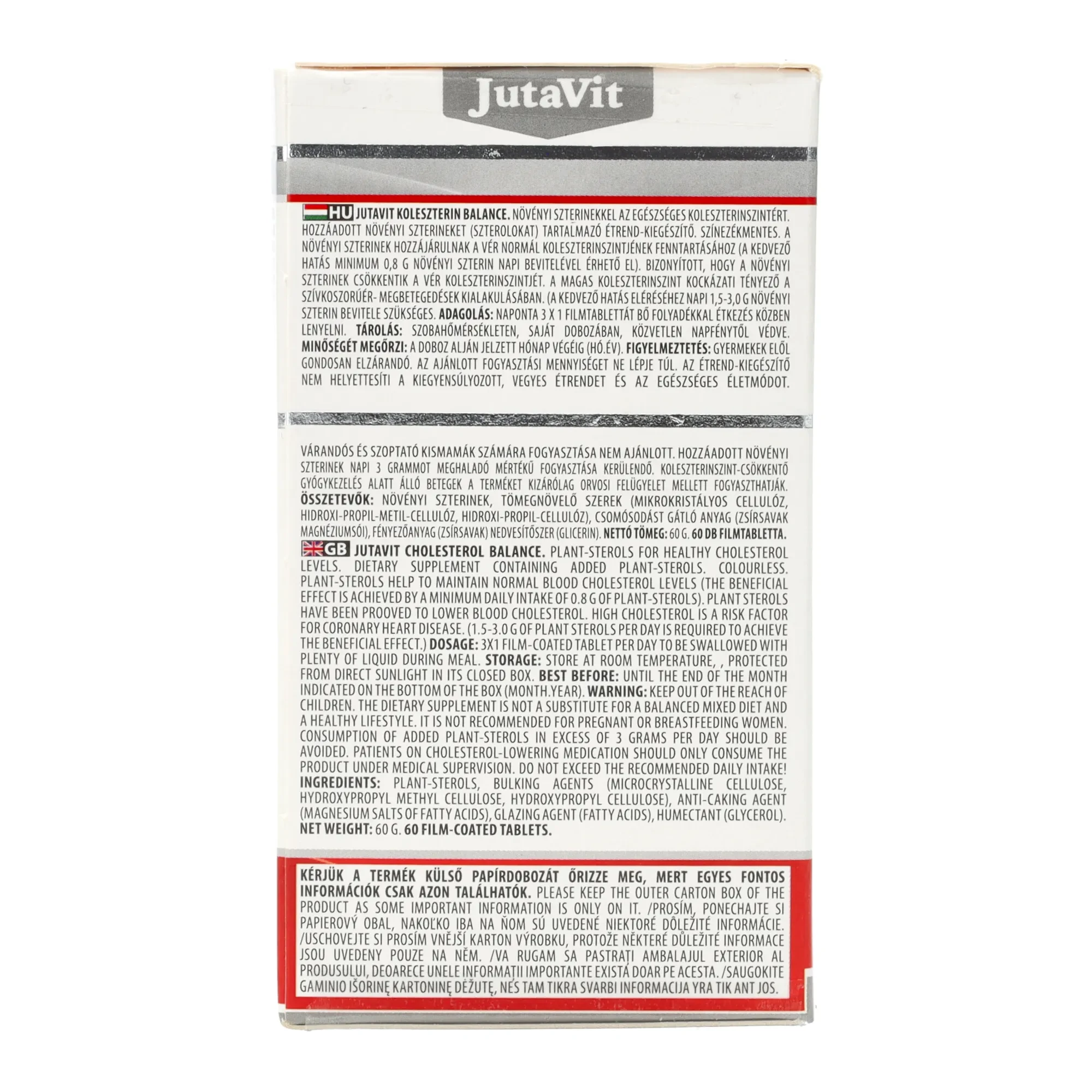 JutaVit Koleszterin Balance 60db