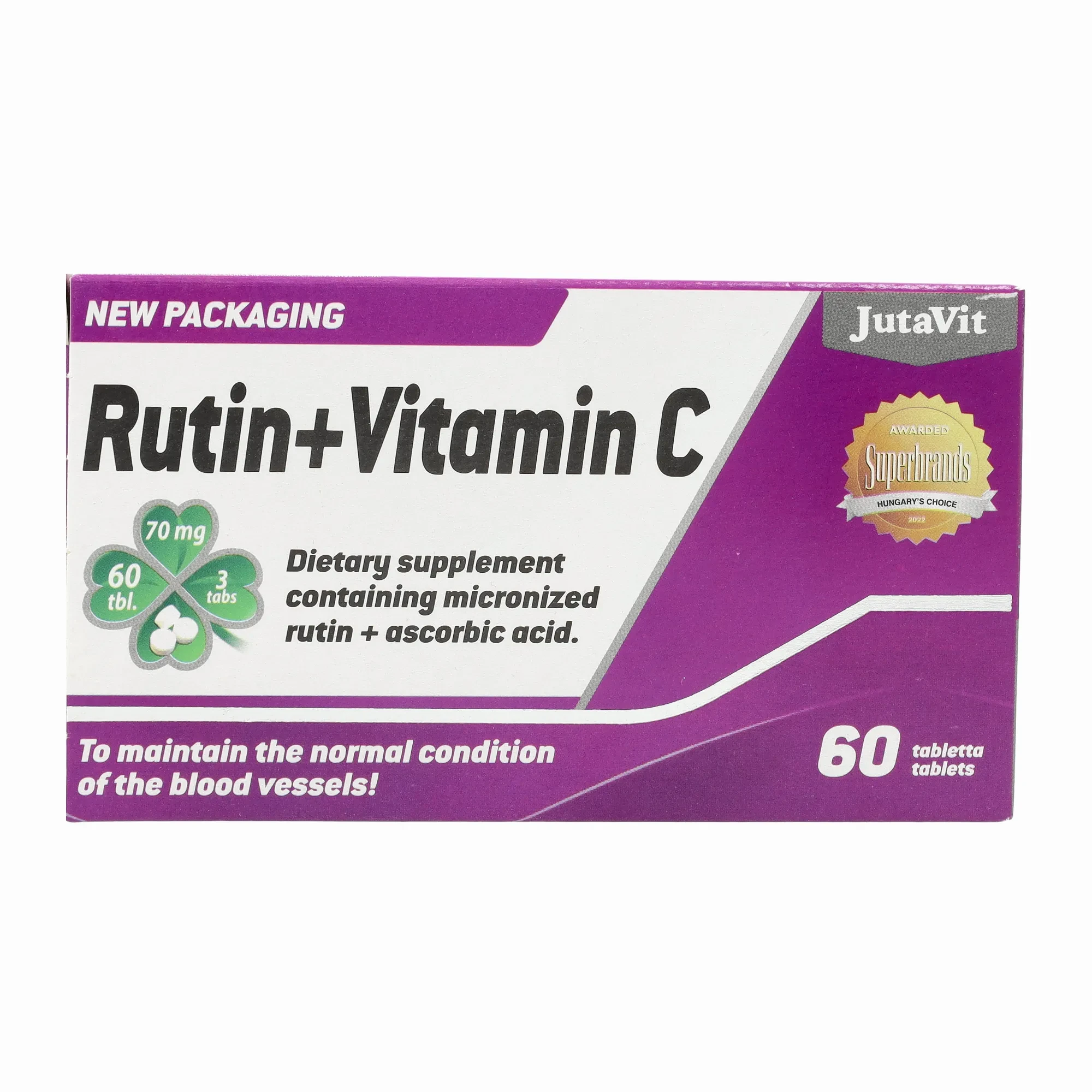 JutaVit Rutin+C vitamin tabletta 60db