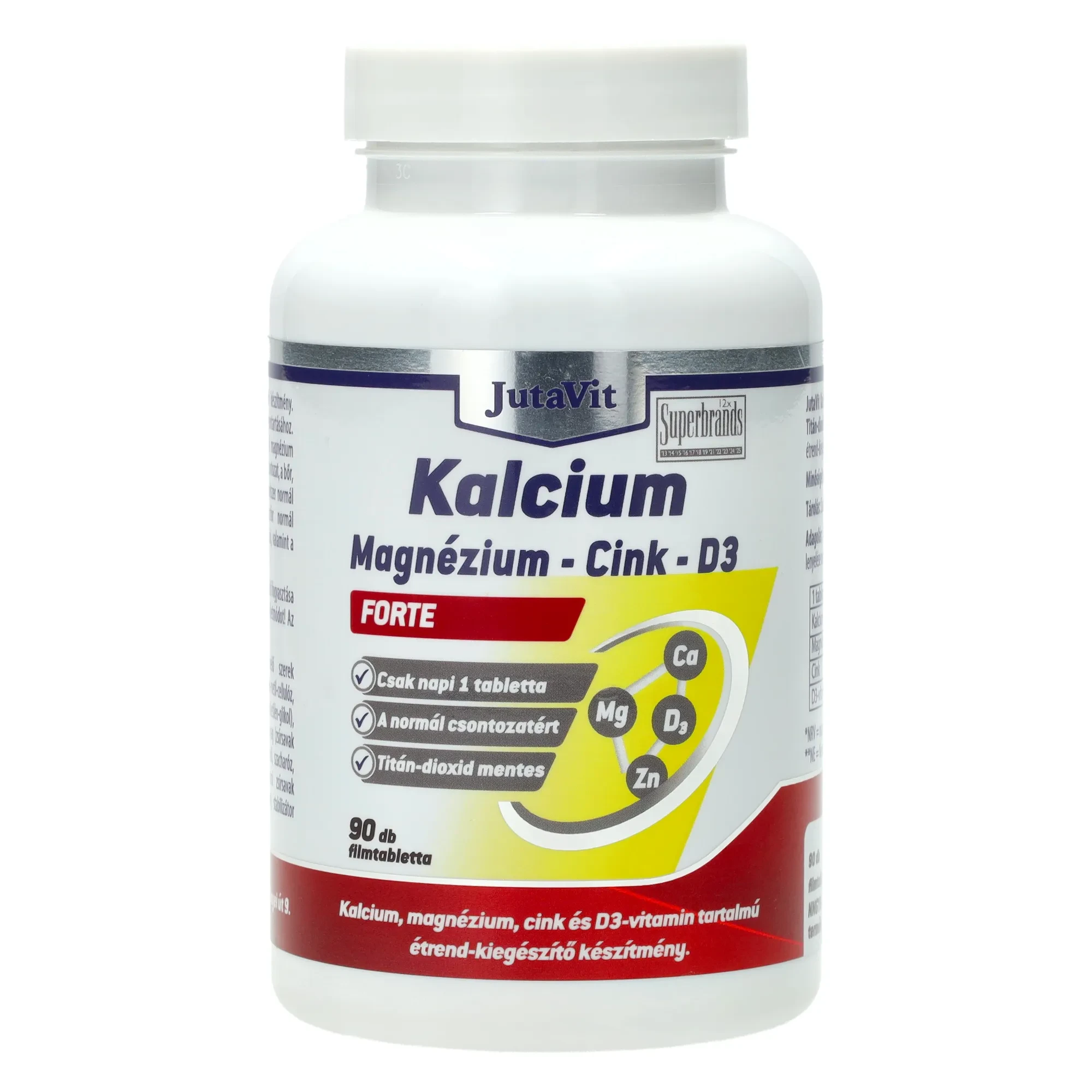 Jutavit Kalcium-Magnézium-Cink Forte 90db