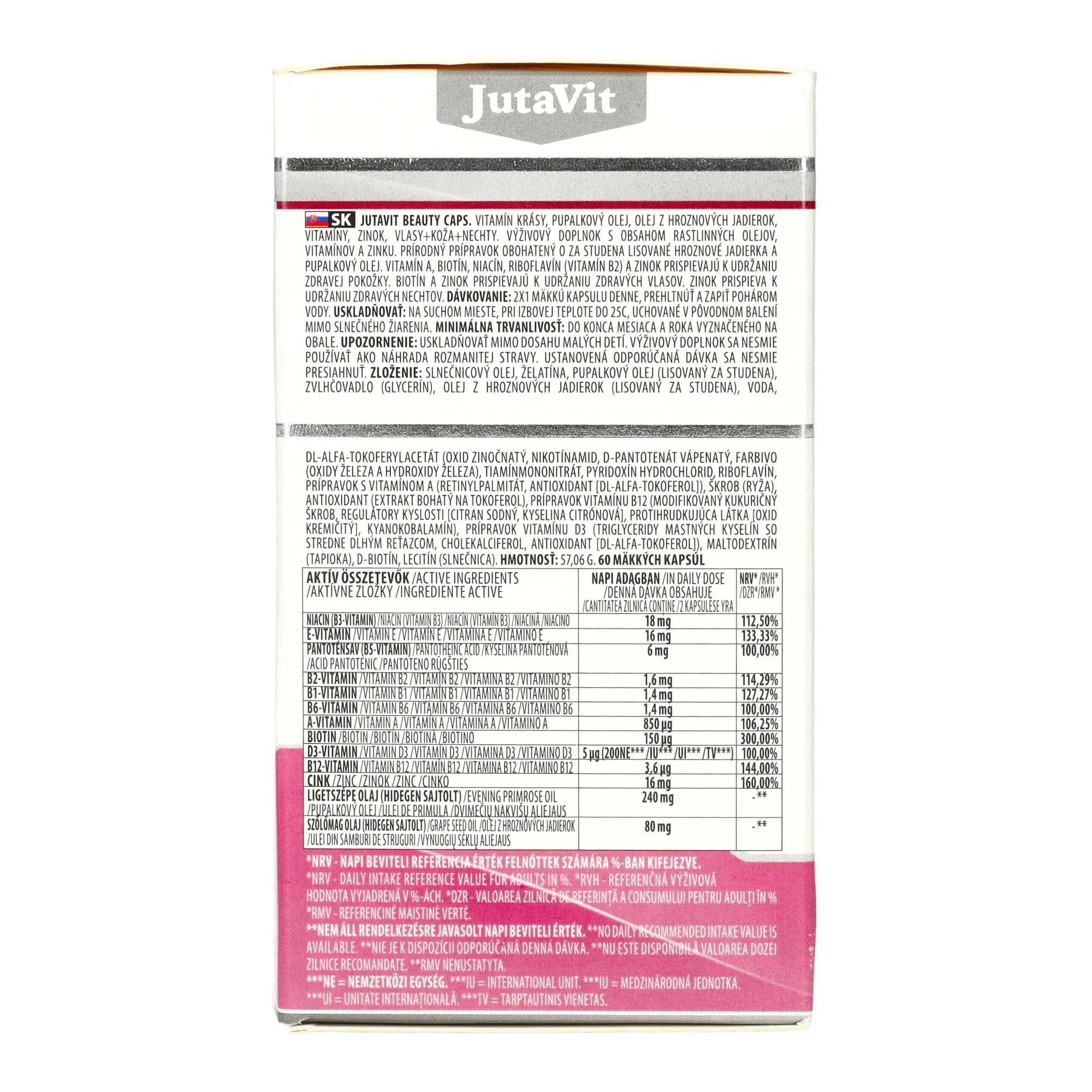 Jutavit Beauty Caps 60db