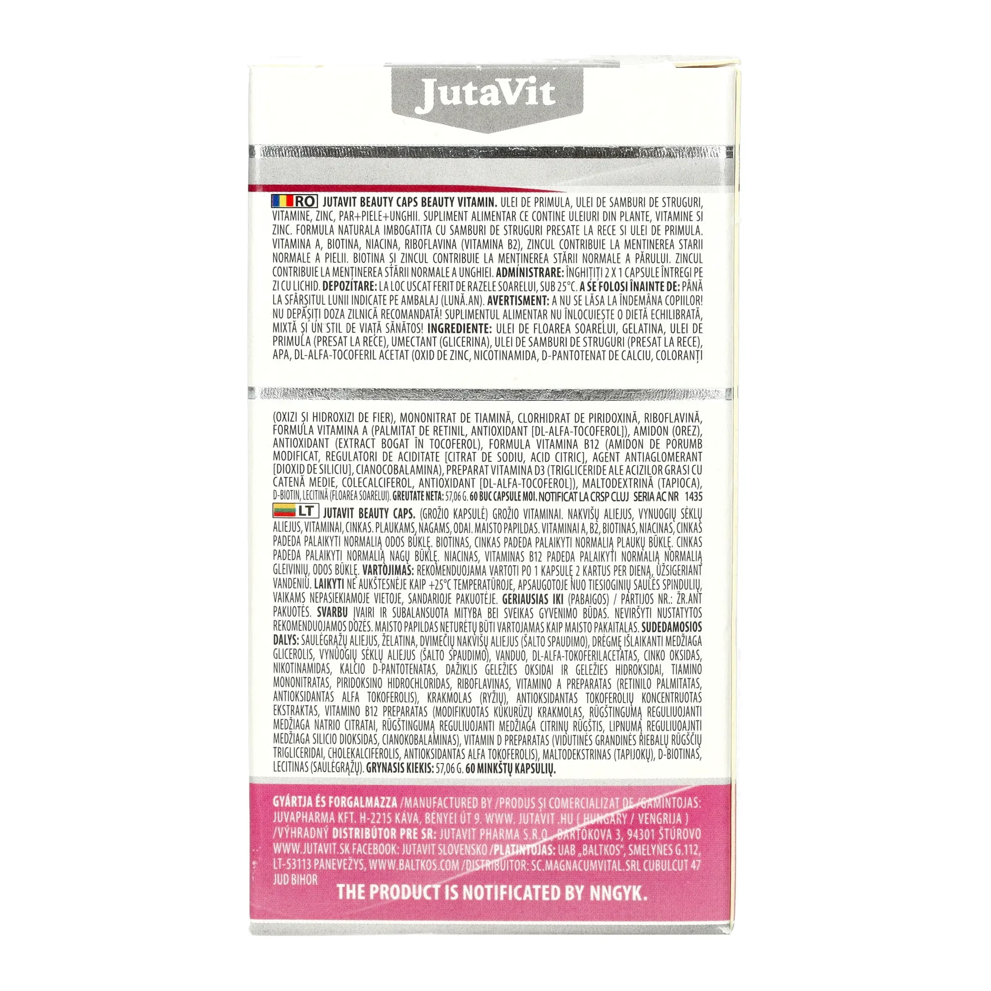 Jutavit Beauty Caps 60db