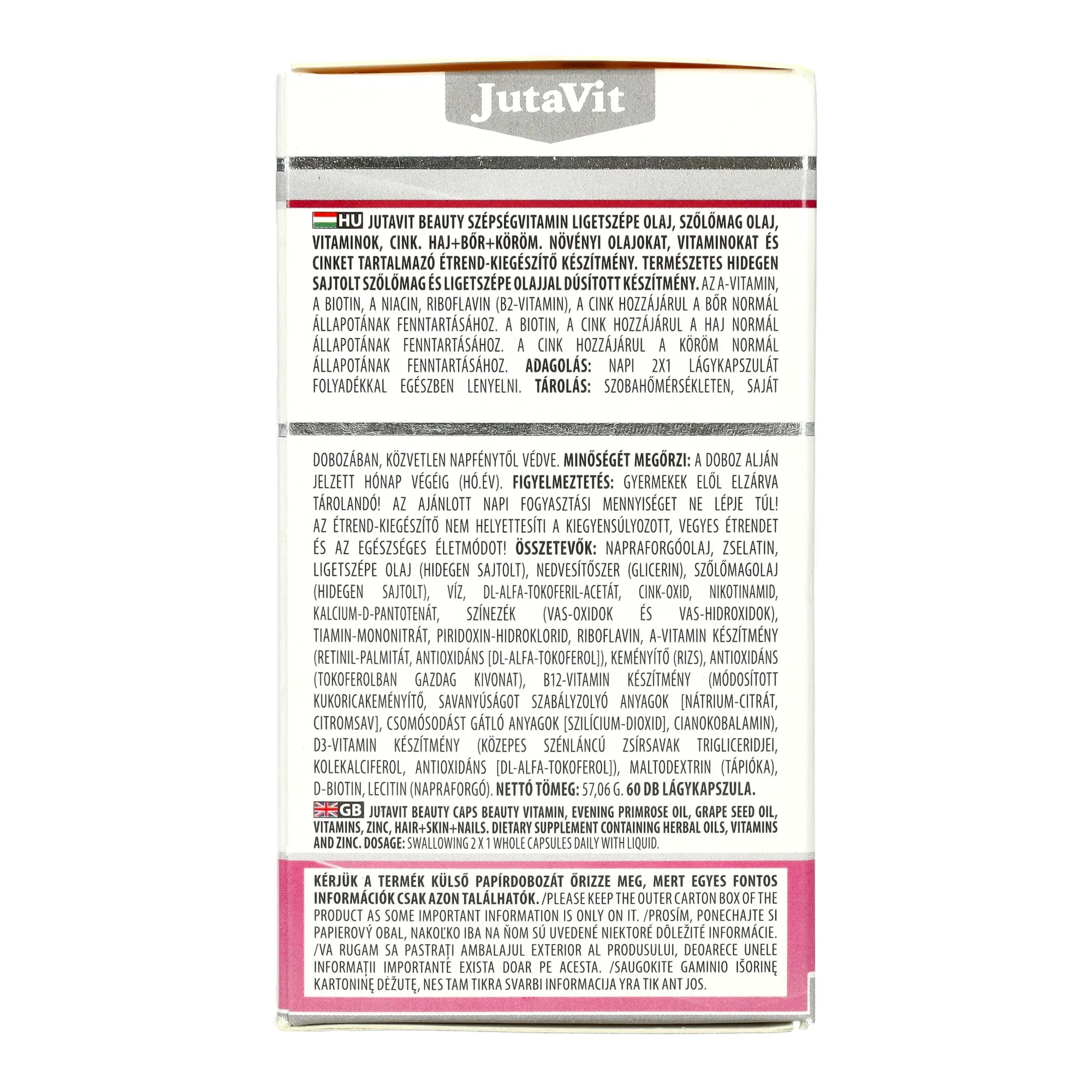 Jutavit Beauty Caps 60db