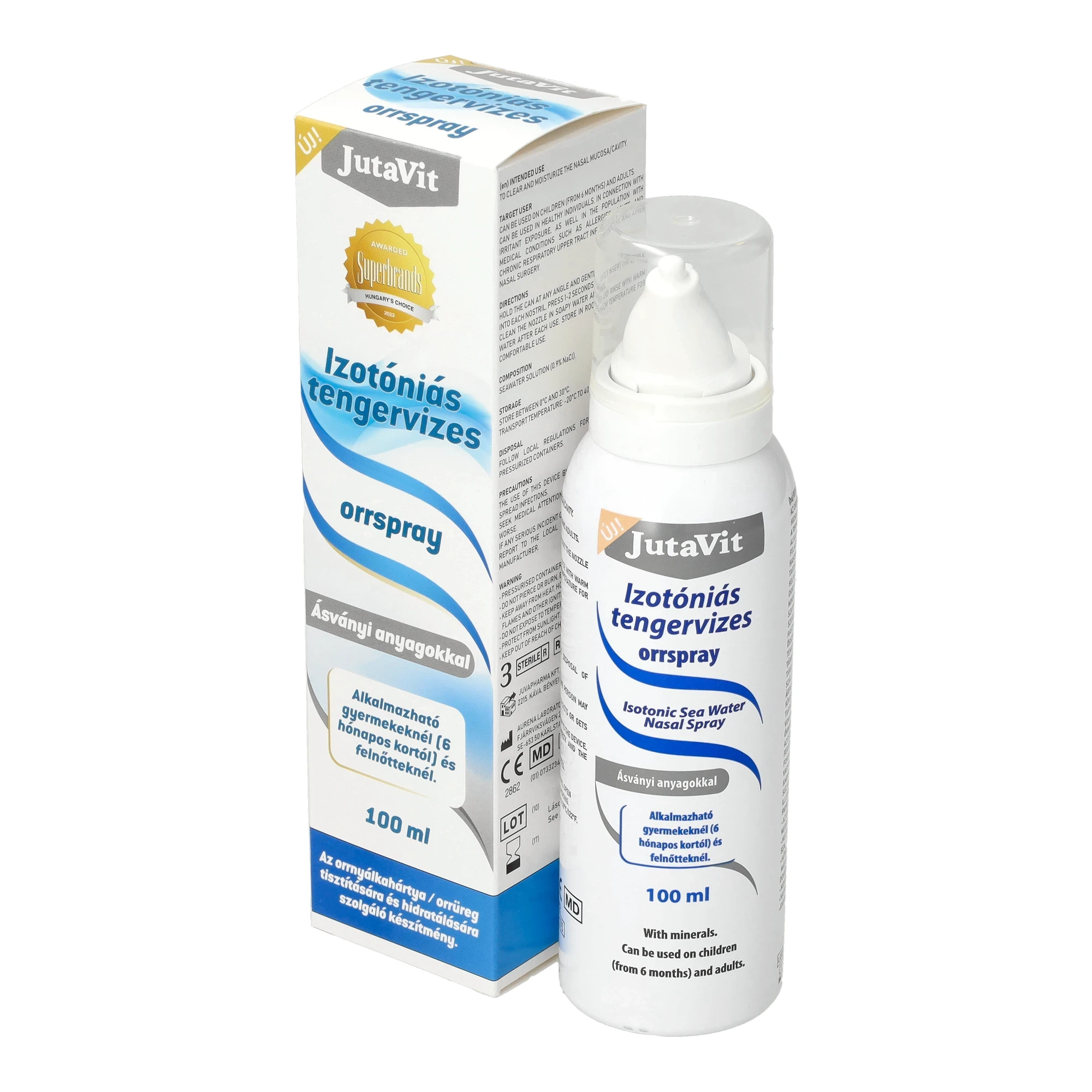 JutaVit Izotóniás tengervizes orrspray 100ml