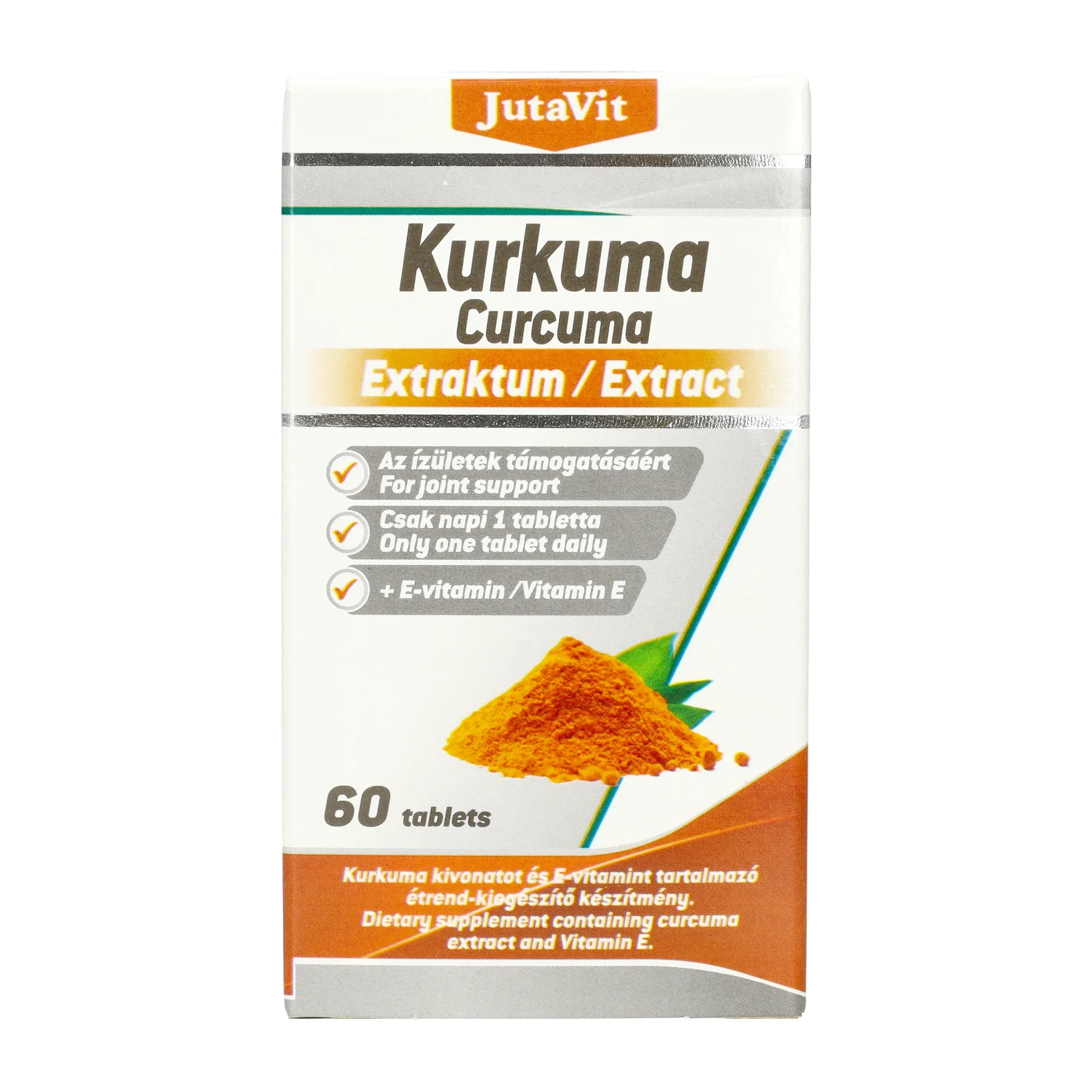 Jutavit Kurkuma Extraktum  + E-vitamin 60 db Tabletta