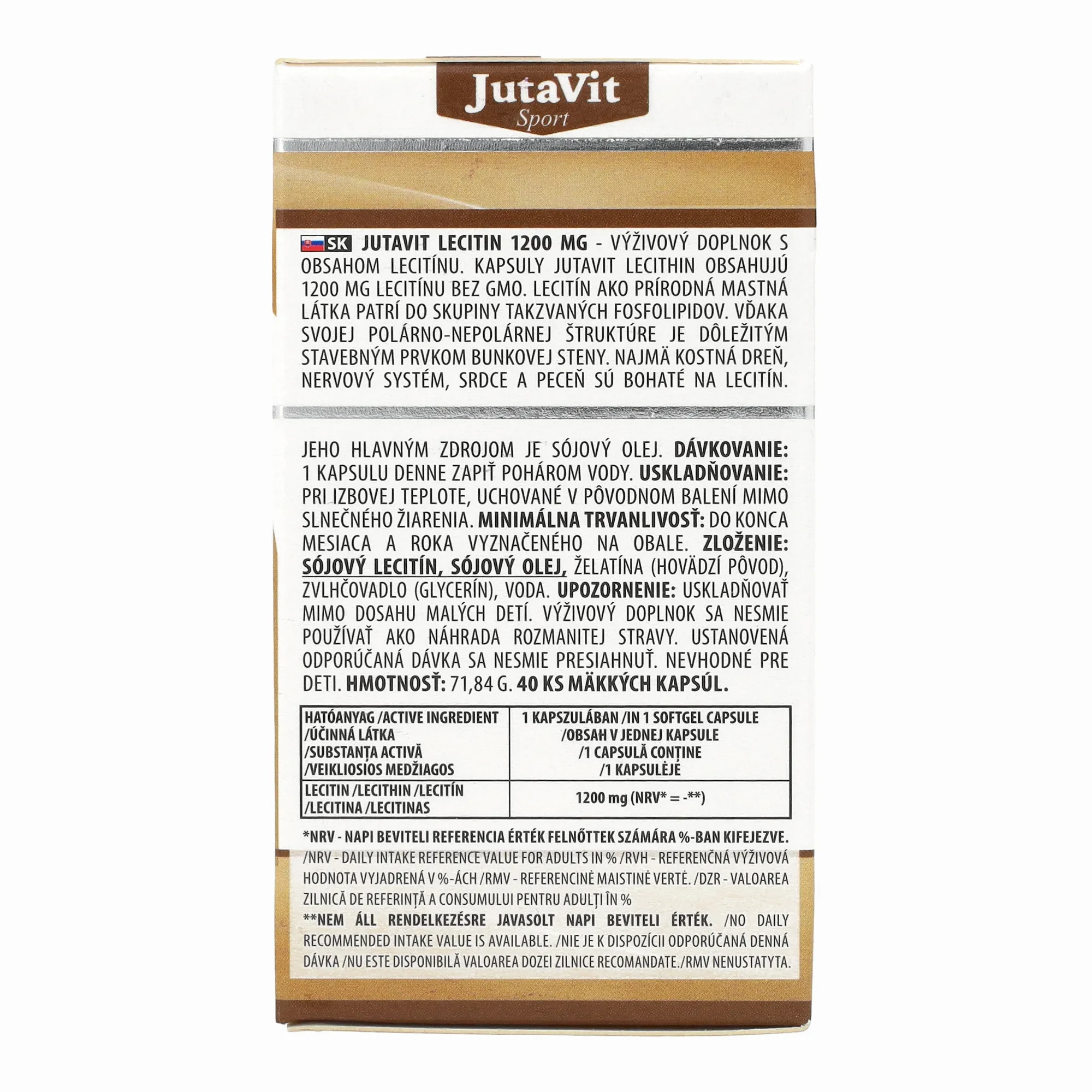 JutaVit Lecitin kapszula 40db