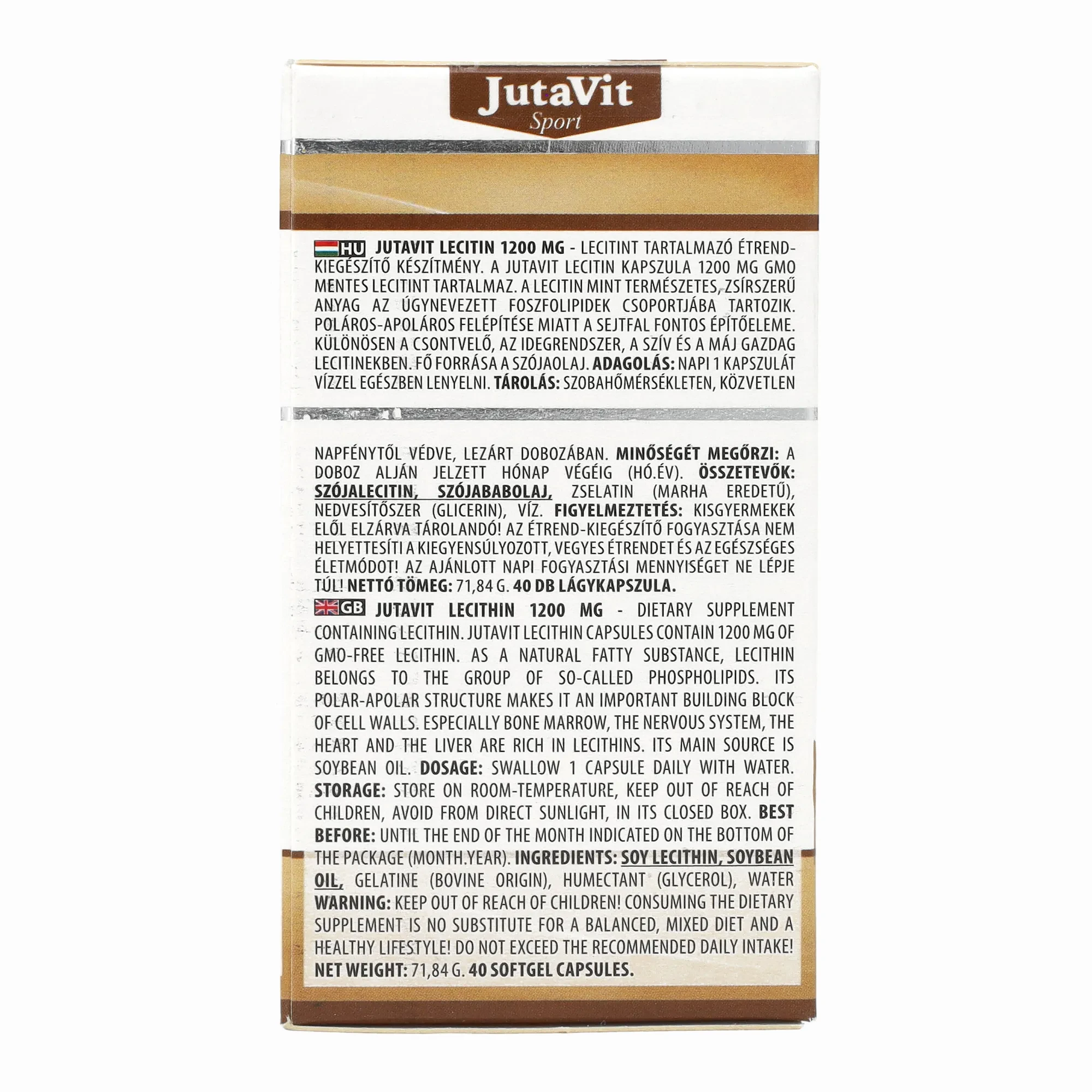 JutaVit Lecitin kapszula 40db