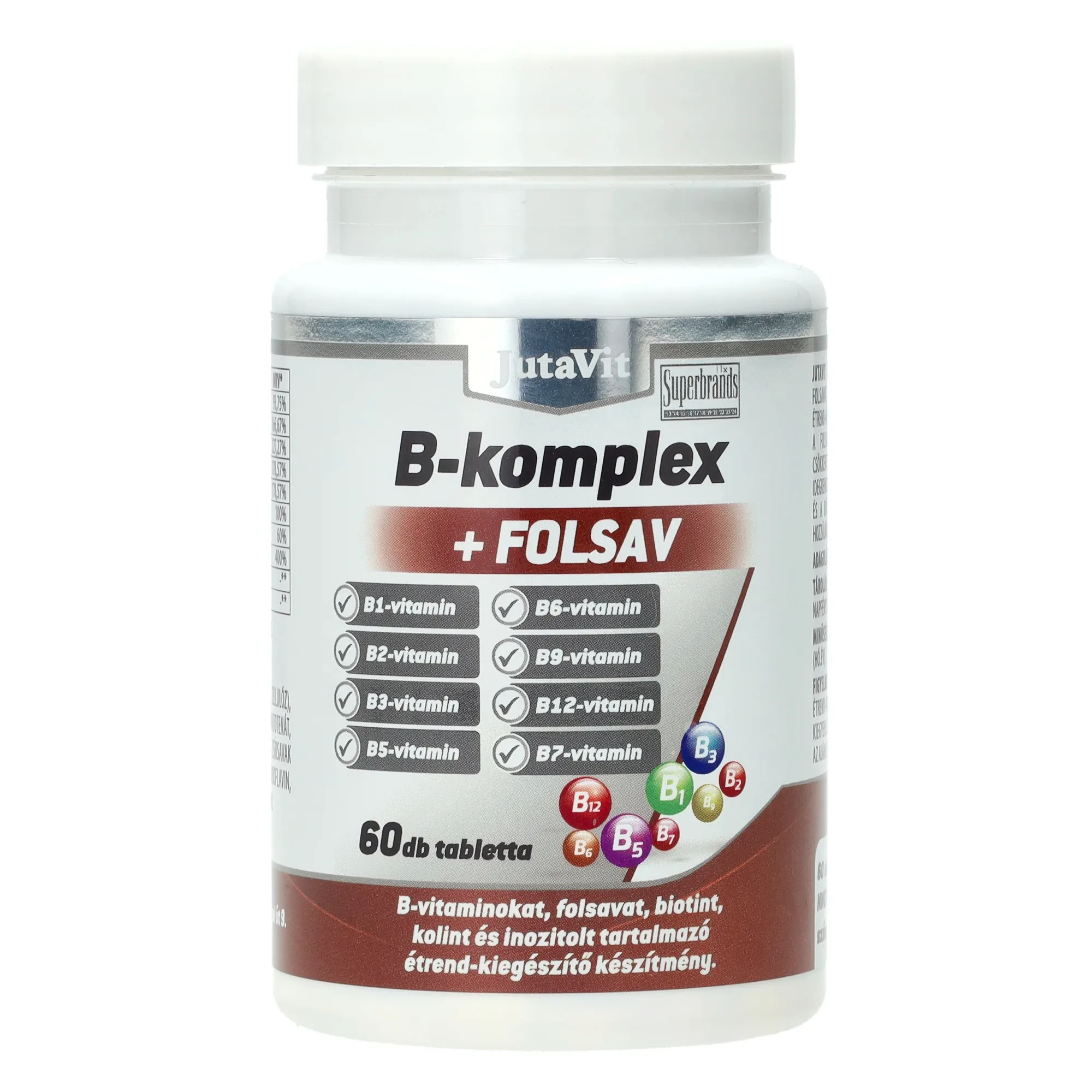 JutaVit B-komplex + Folsav 60db