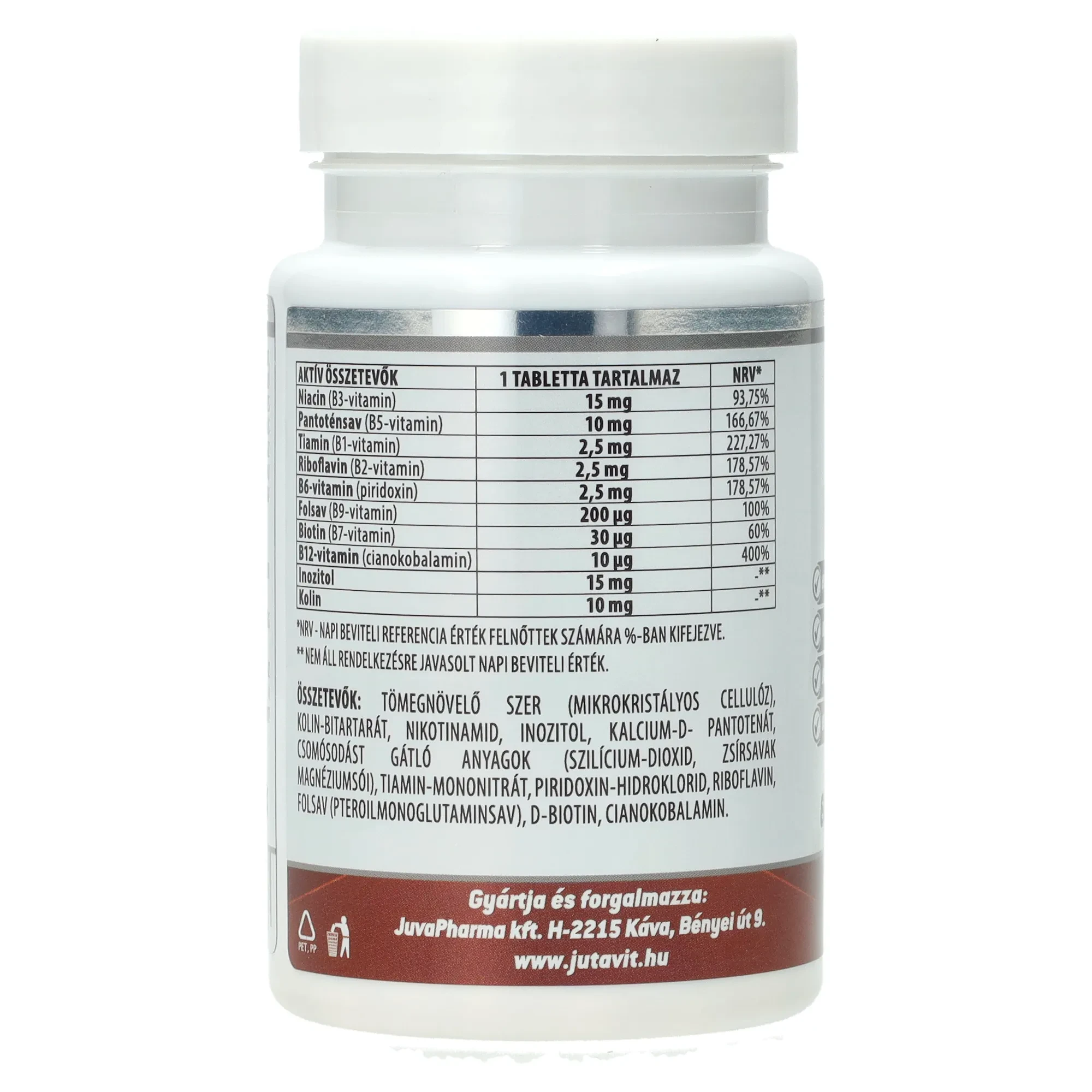 JutaVit B-komplex + Folsav 60db