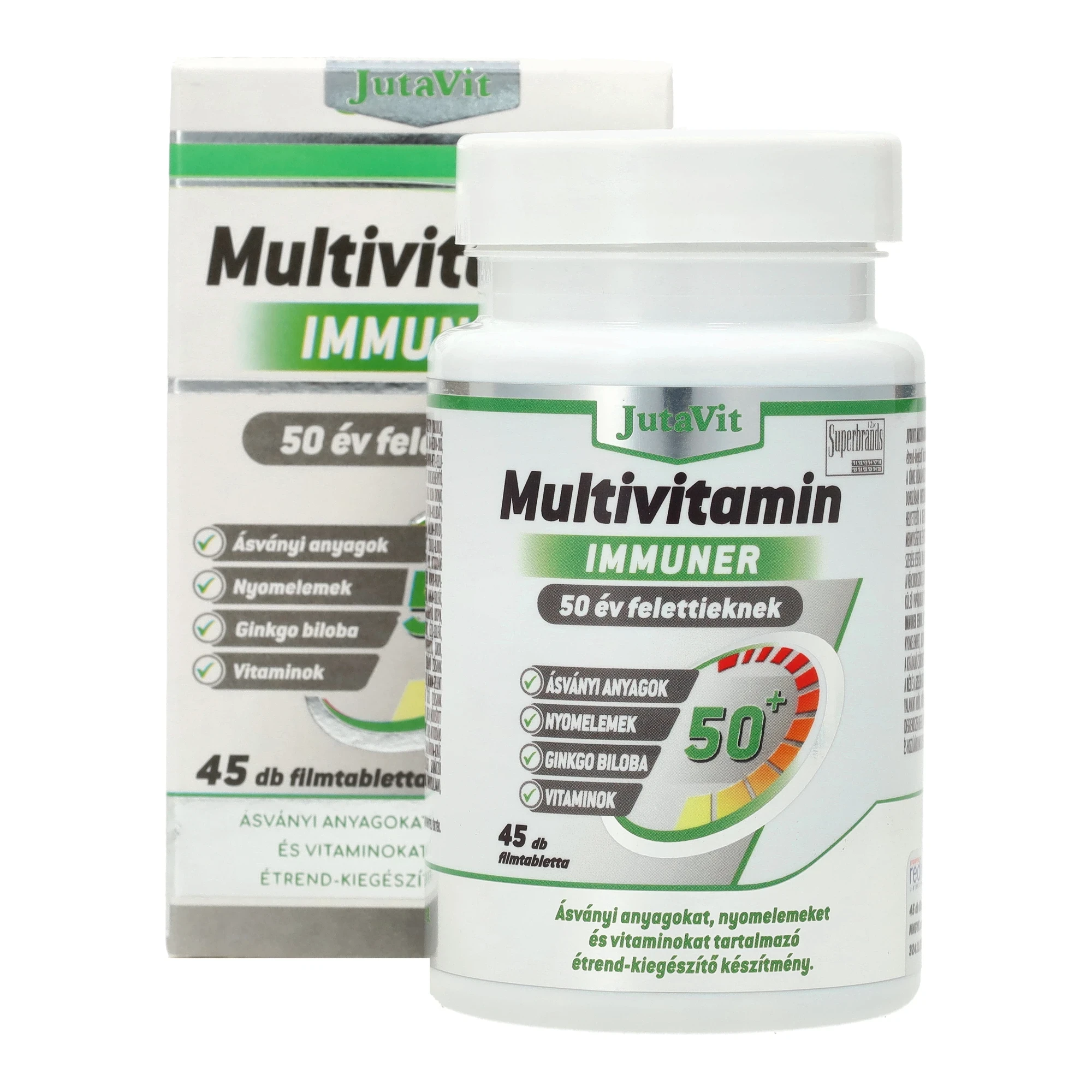 JutaVit multivitamin Senior tabletta 45db 50+