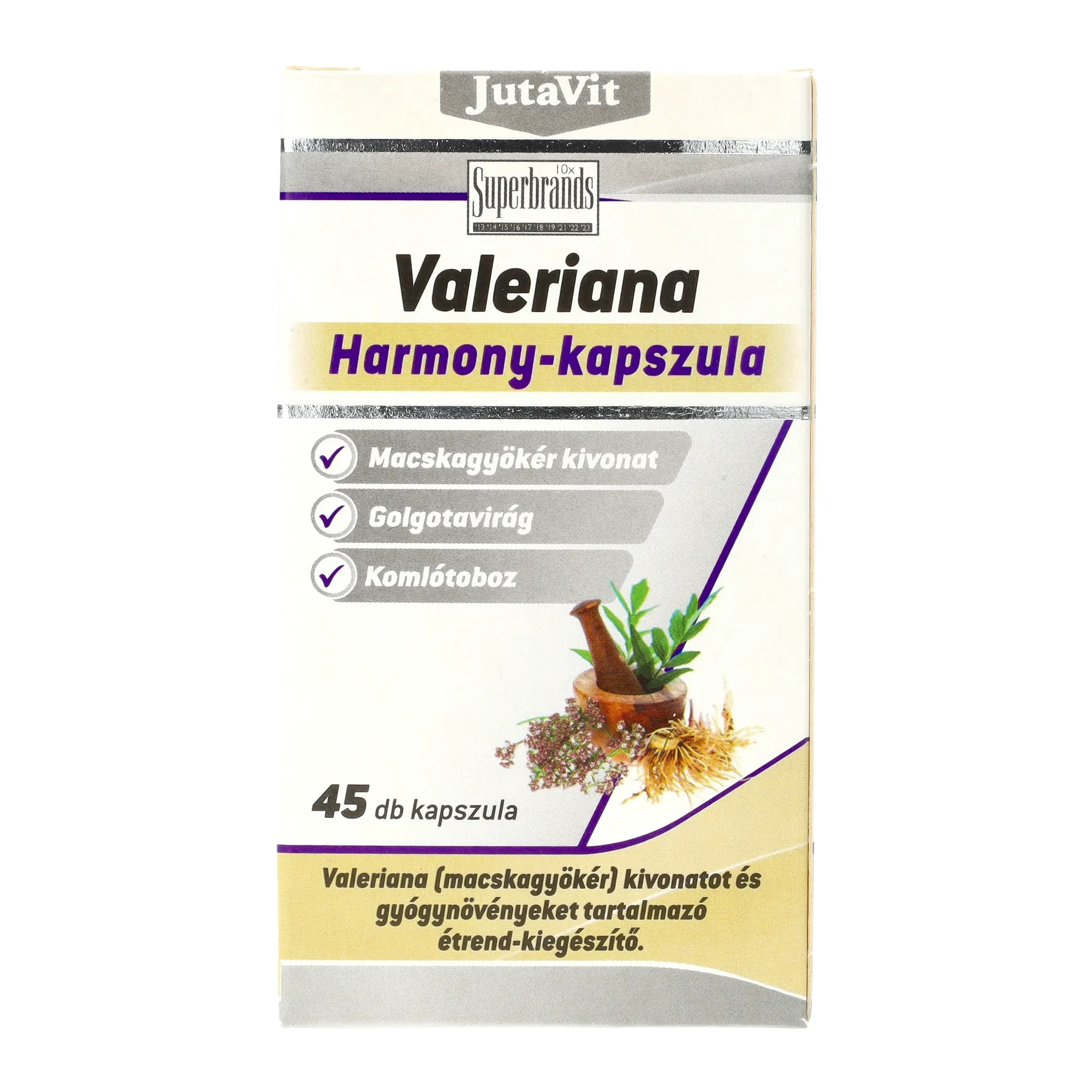 JutaVit Valeriana harmony kapszula 45db