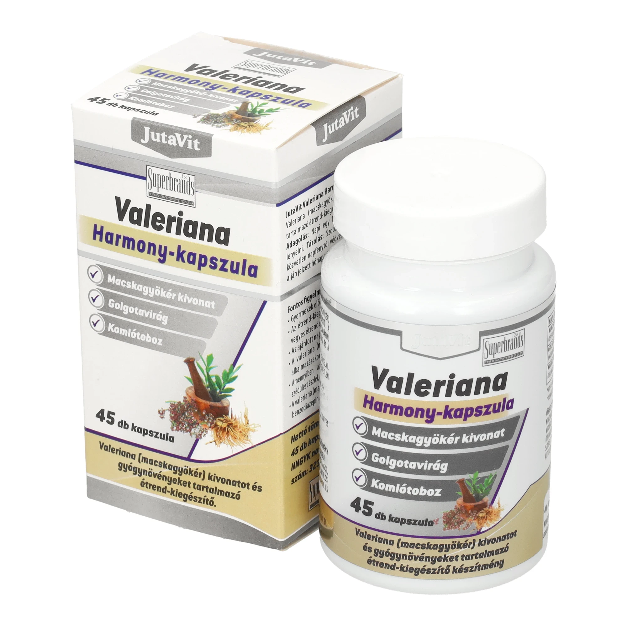JutaVit Valeriana harmony kapszula 45db
