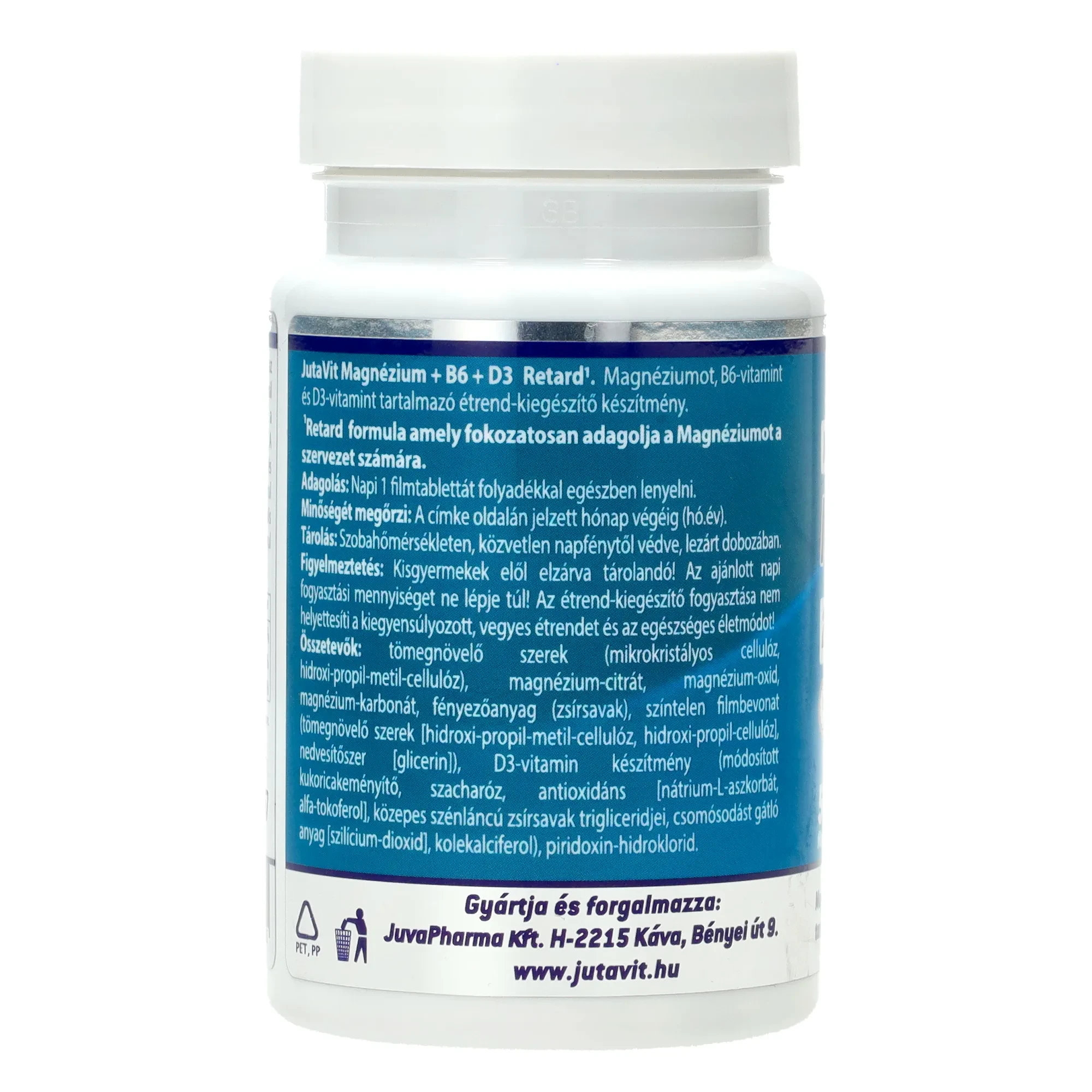 JutaVit Magnézium + B6 tabletta 50db