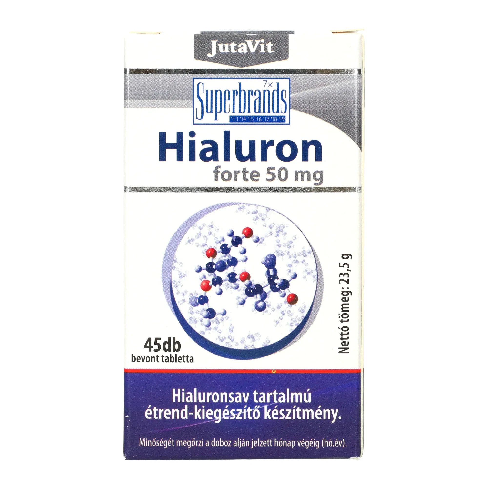 JutaVit Hialuron forte tabletta 45db