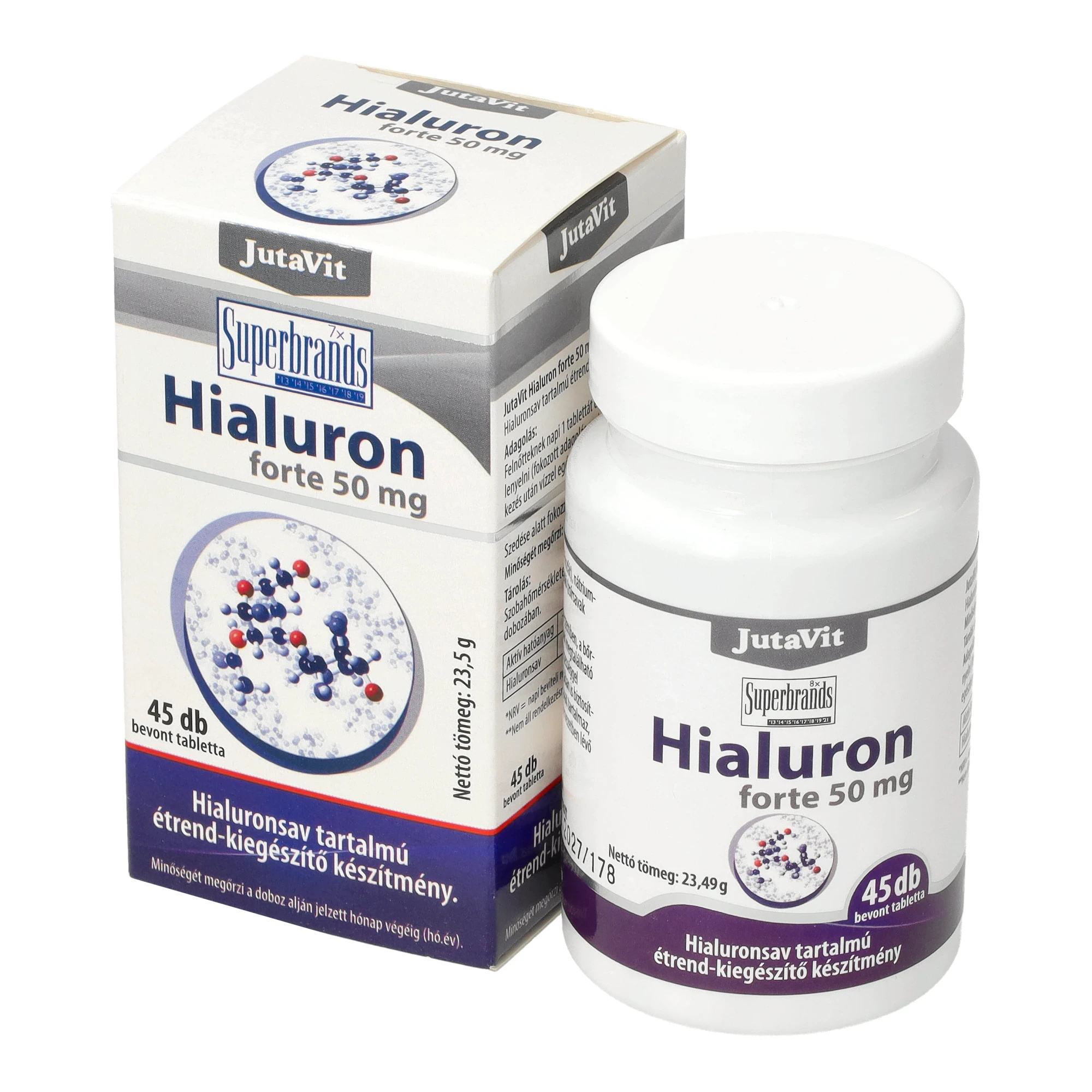 JutaVit Hialuron forte tabletta 45db