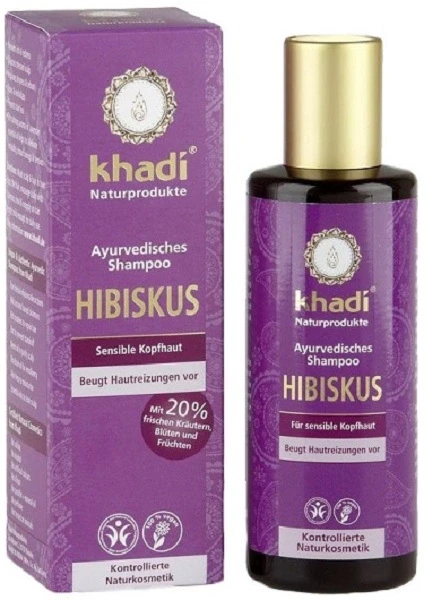 Khadi ayurvédikus sampon Hibiszkusz 210ml